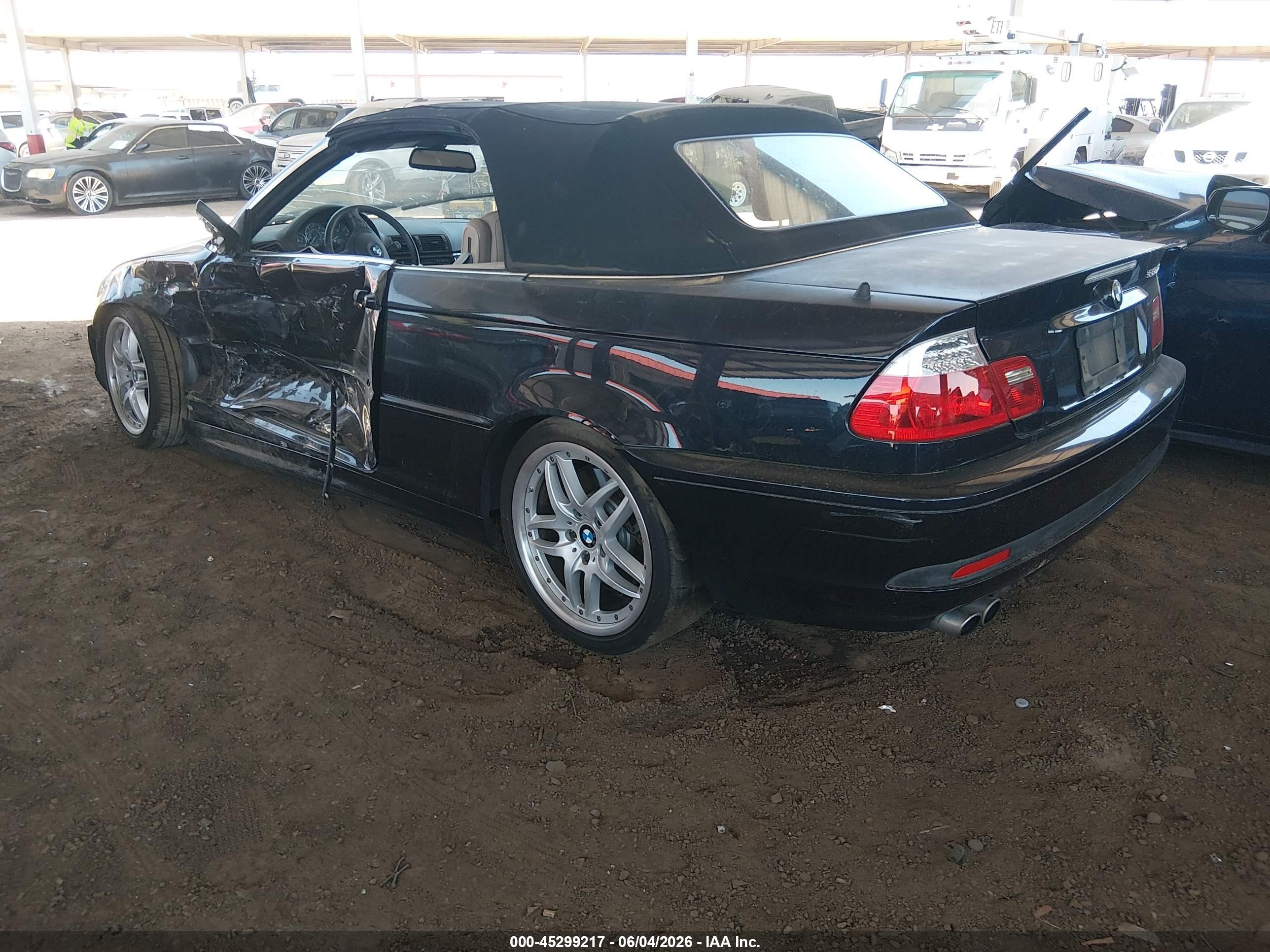 2005 Bmw 330ci Blue vin: WBABW534X5PL53442