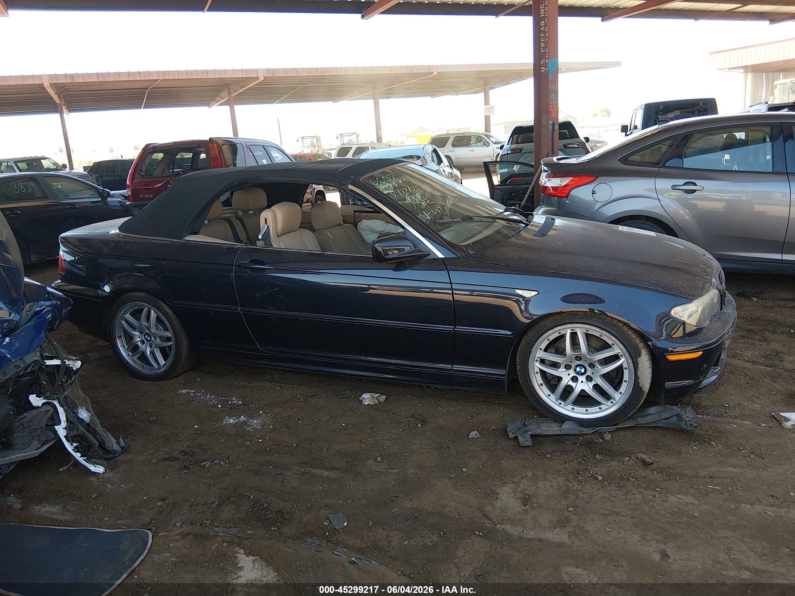 2005 Bmw 330ci Blue vin: WBABW534X5PL53442