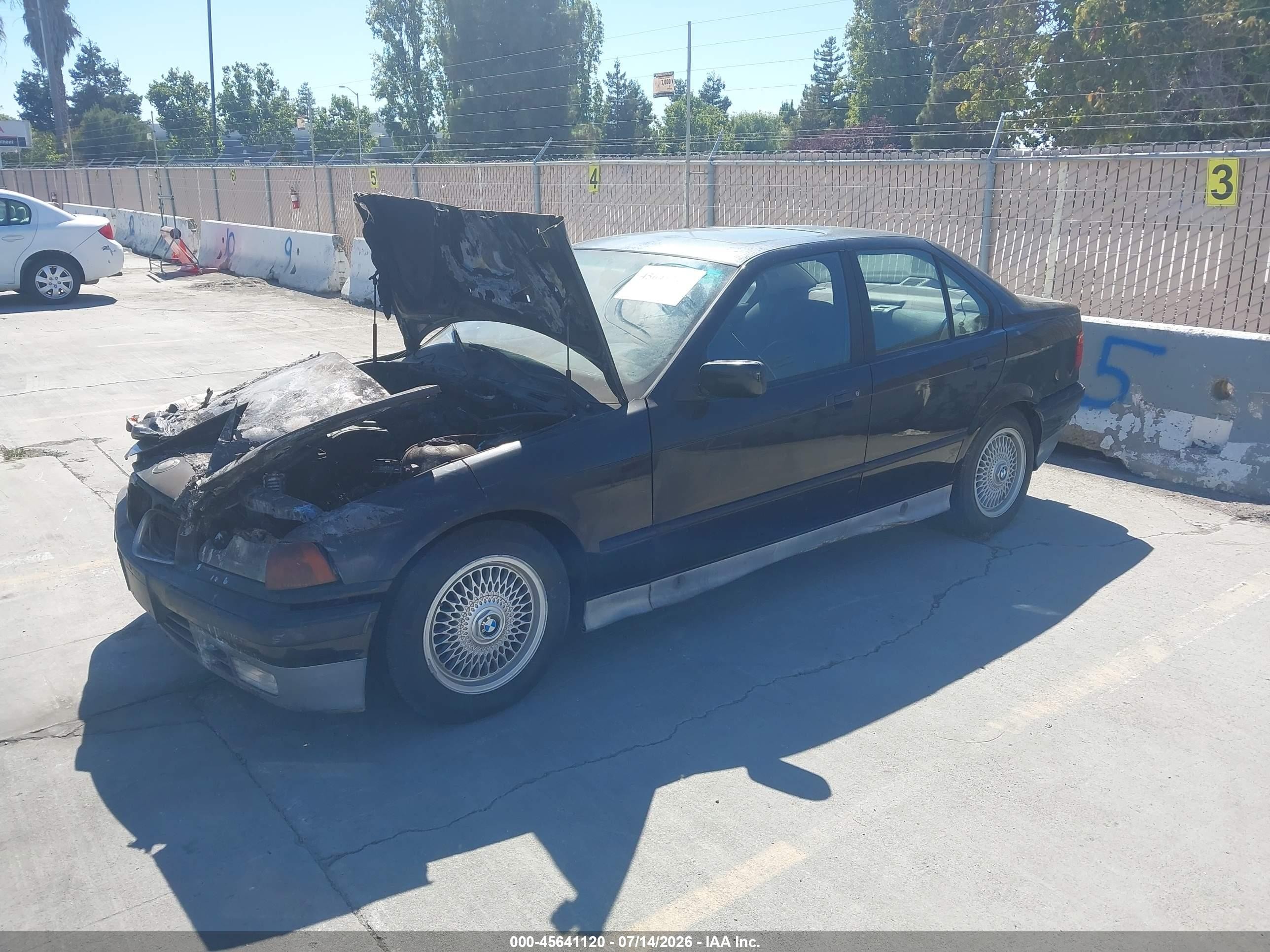 1993 Bmw 325 I Black vin: WBACB3313PFE13776