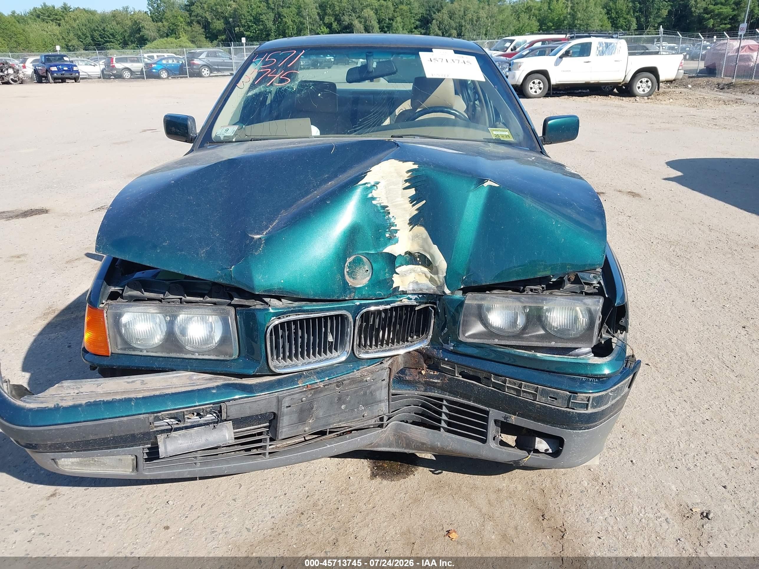 1995 Bmw 325 I Green vin: WBACB3324SFE23363