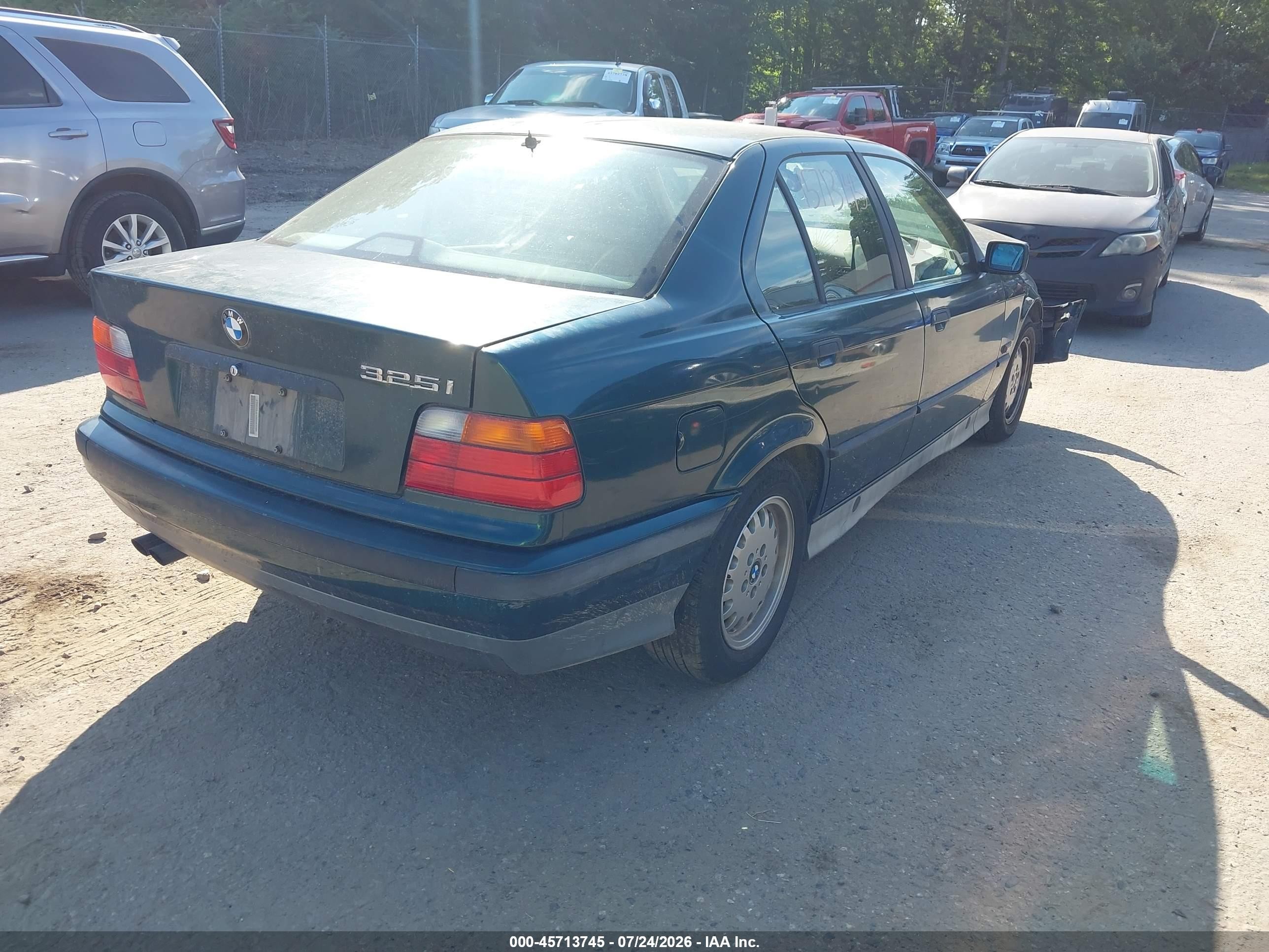 1995 Bmw 325 I Green vin: WBACB3324SFE23363