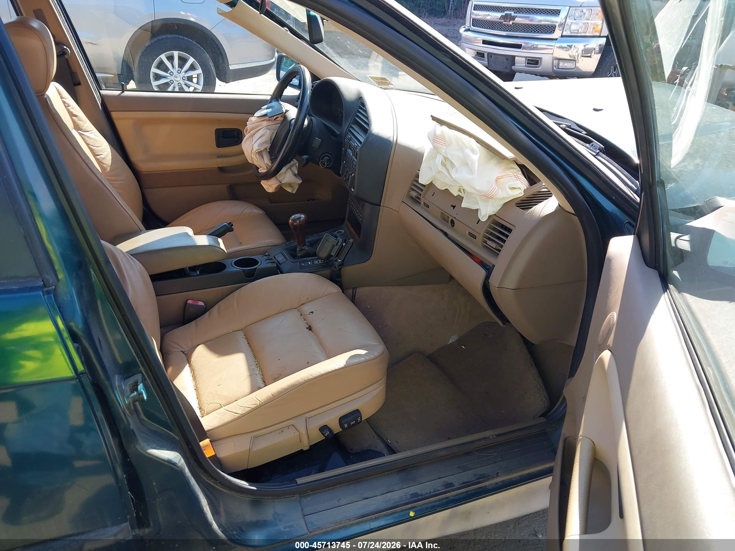 1995 Bmw 325 I Green vin: WBACB3324SFE23363