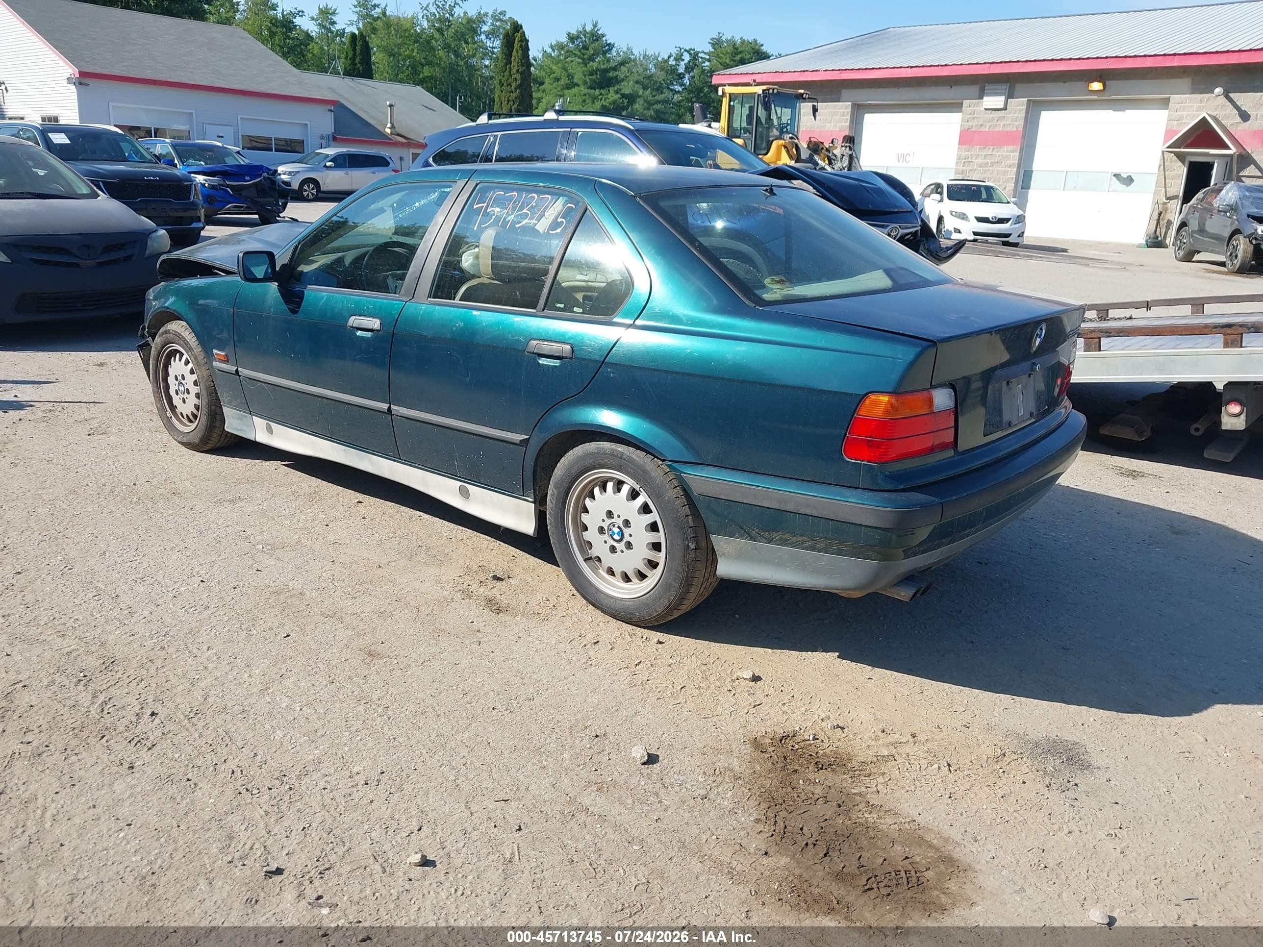 1995 Bmw 325 I Green vin: WBACB3324SFE23363