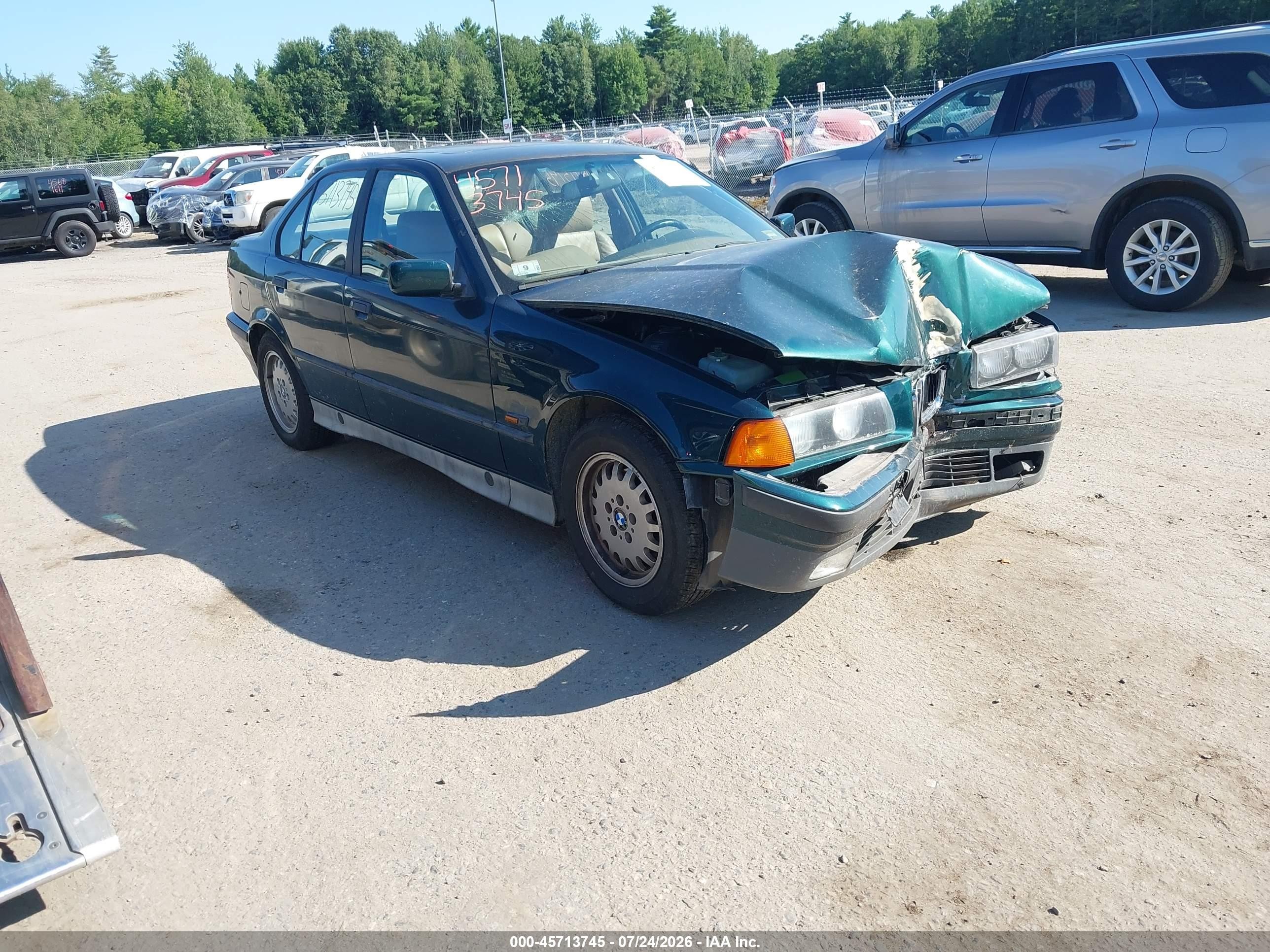 1995 Bmw 325 I Green vin: WBACB3324SFE23363