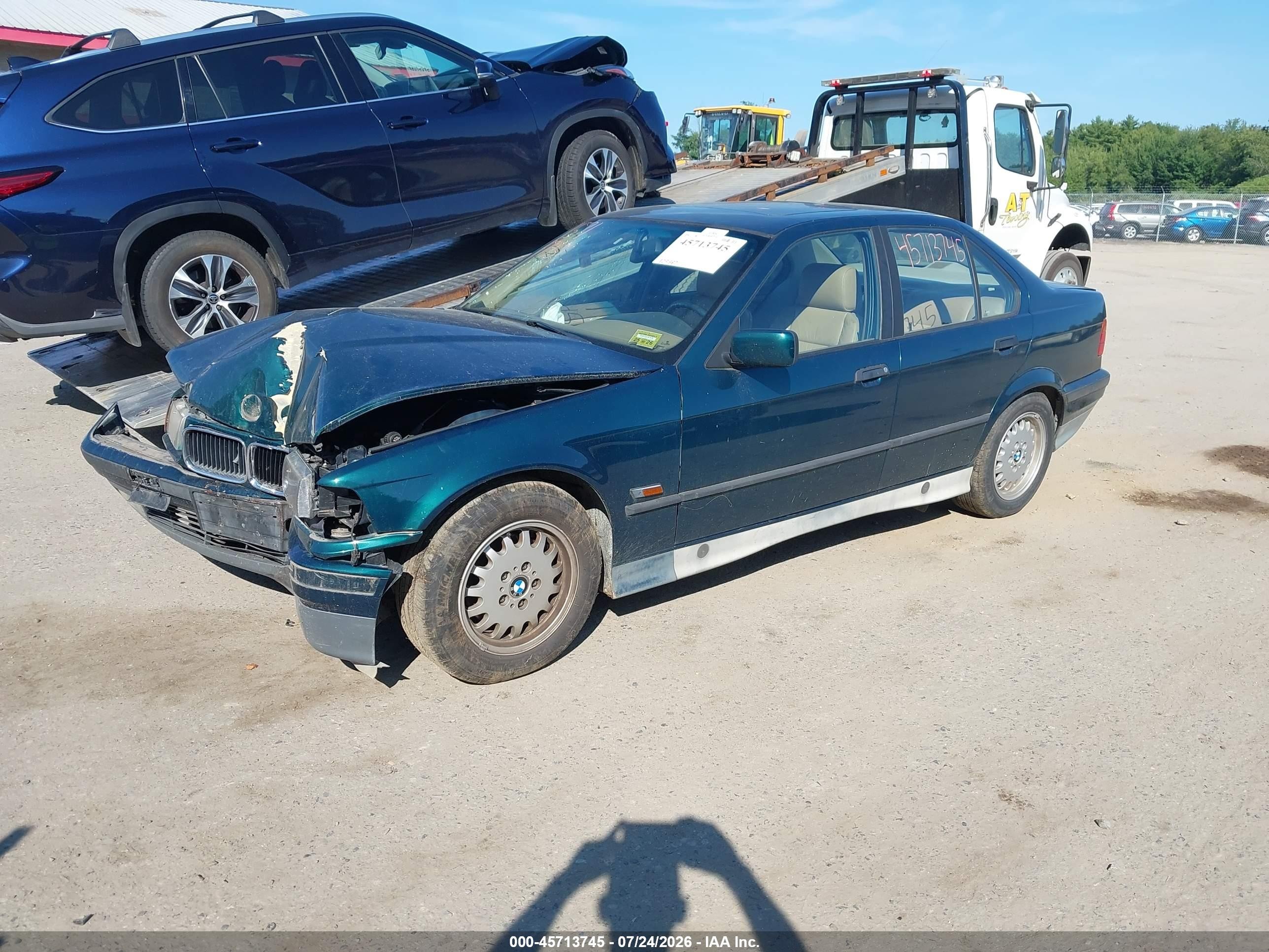 1995 Bmw 325 I Green vin: WBACB3324SFE23363