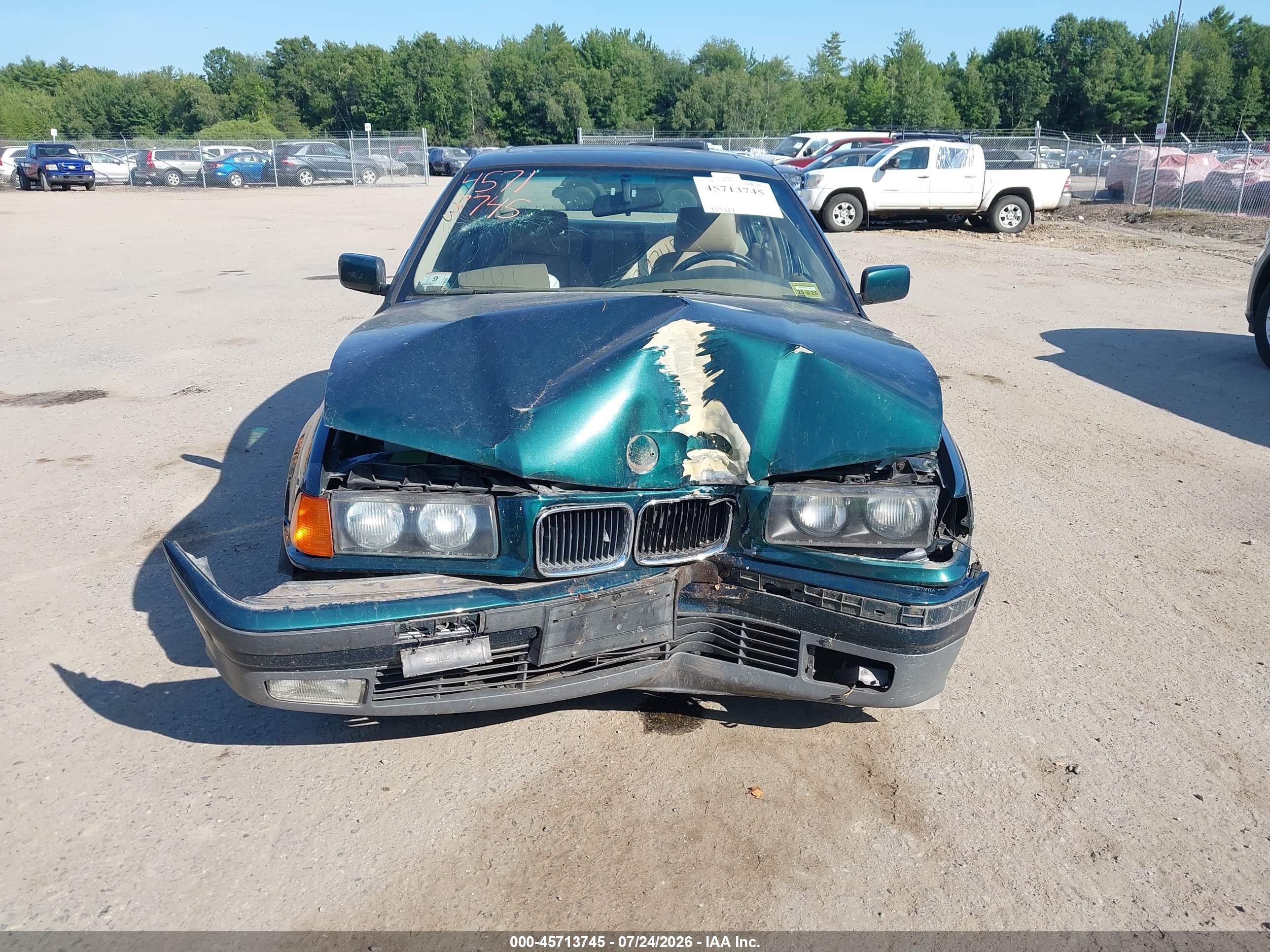 1995 Bmw 325 I Green vin: WBACB3324SFE23363
