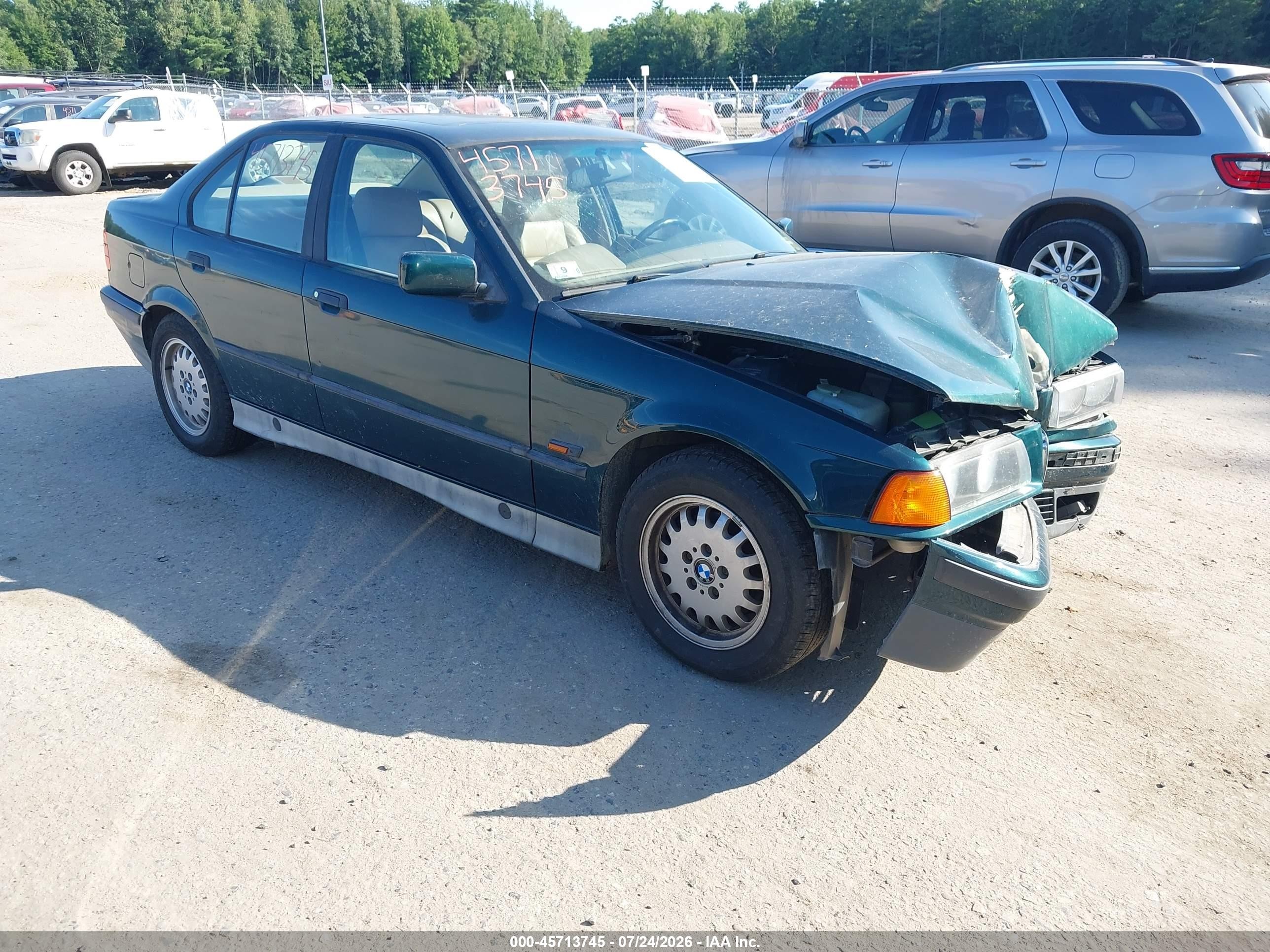 1995 Bmw 325 I Green vin: WBACB3324SFE23363