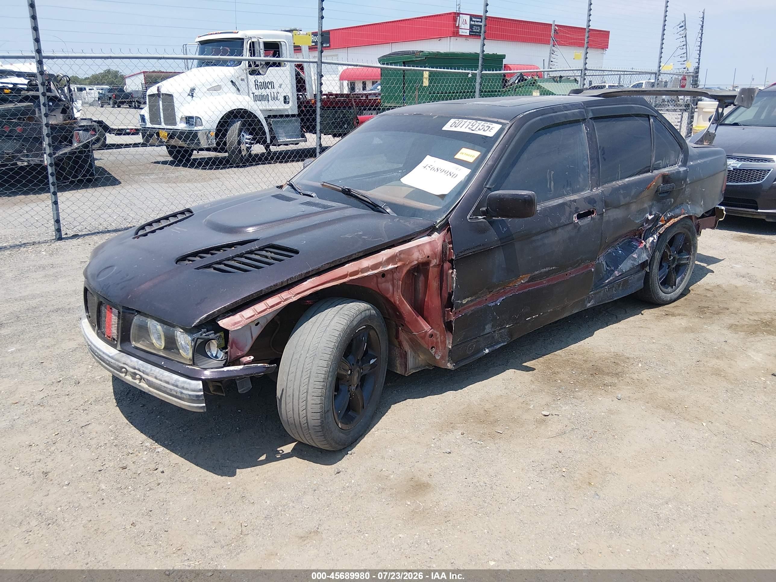 1995 Bmw 325 I Black vin: WBACB3325SFE21458