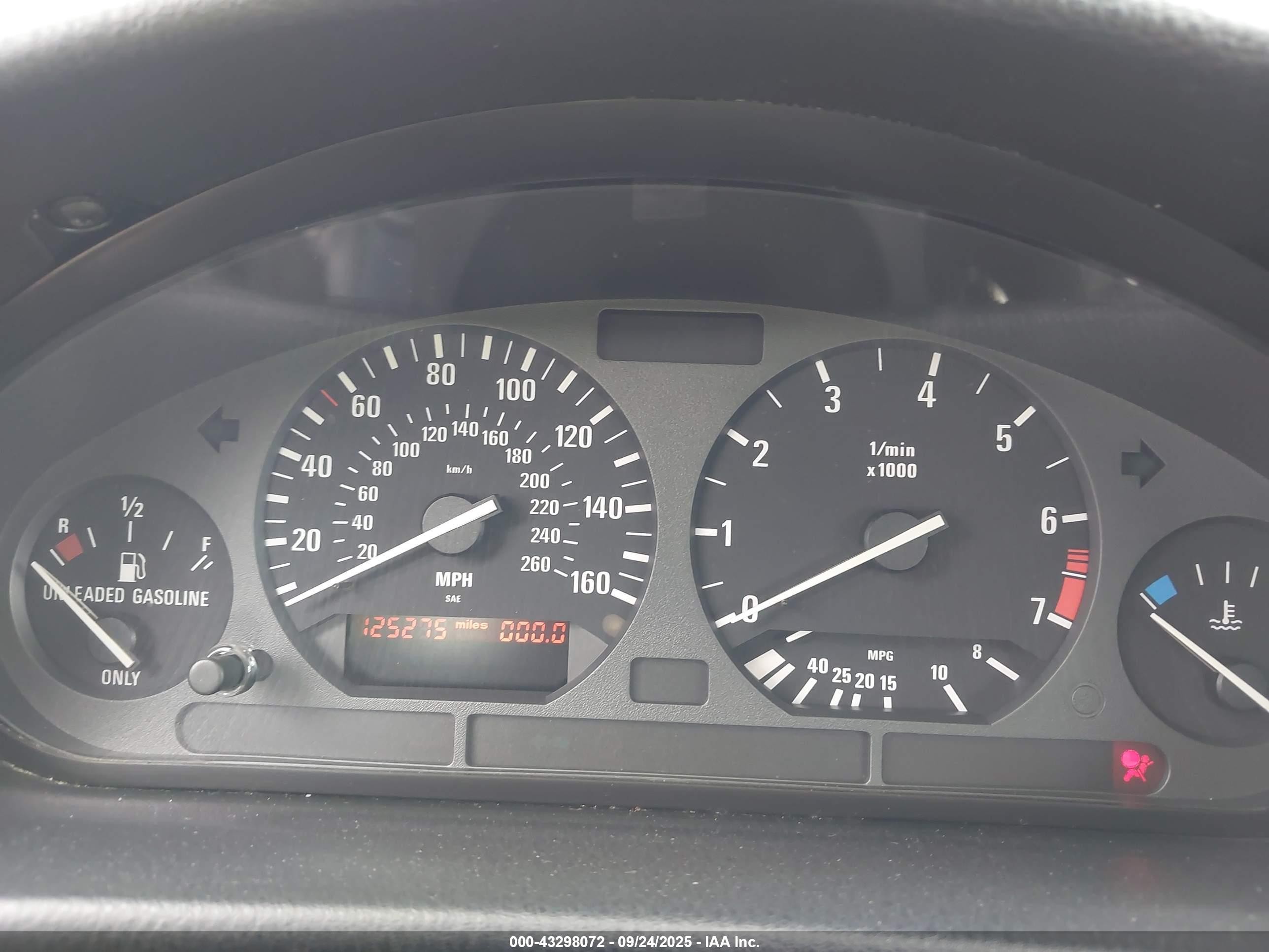 1995 Bmw 325 I Blue vin: WBACB332XSFE20788