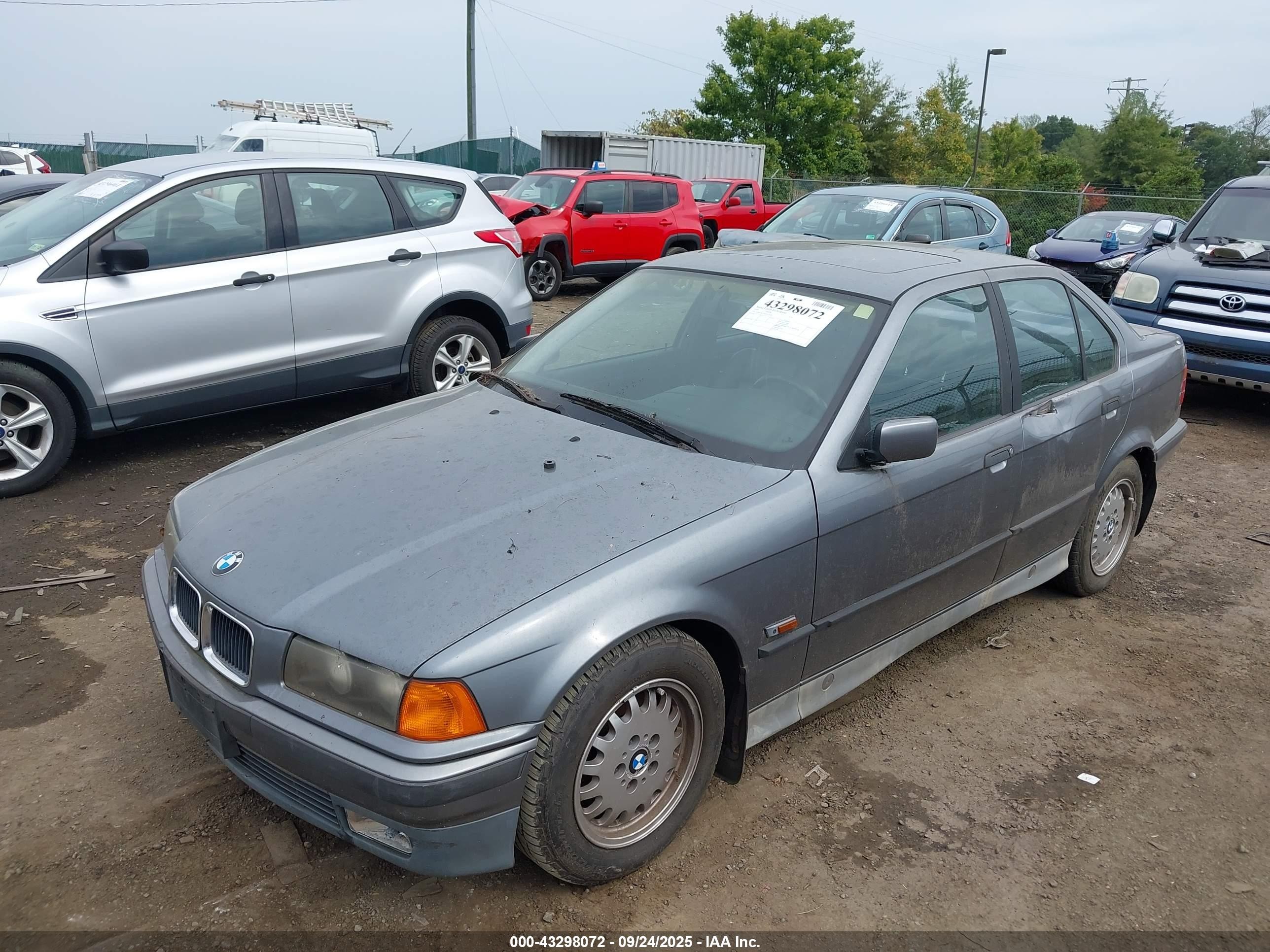 1995 Bmw 325 I Blue vin: WBACB332XSFE20788