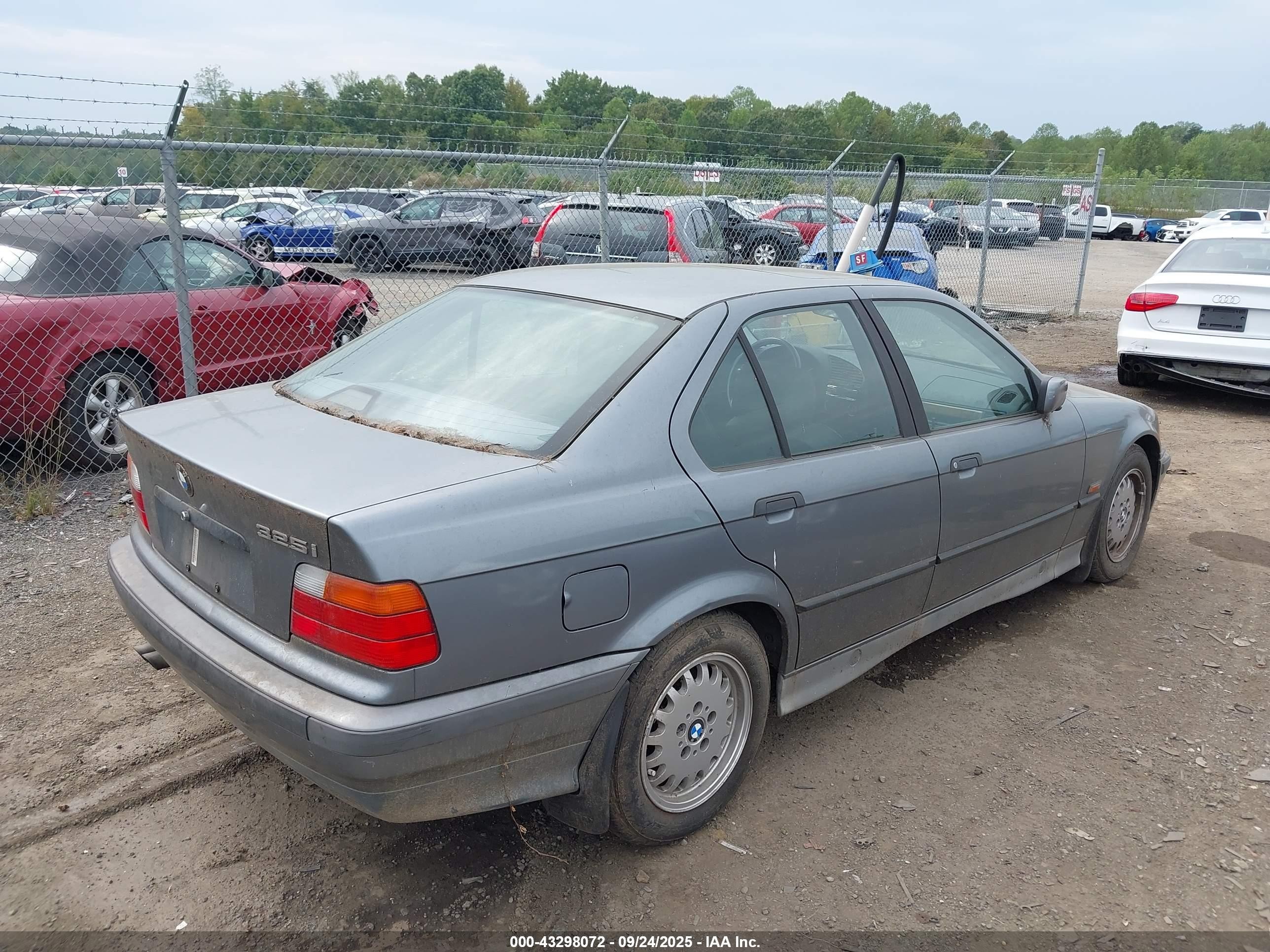 1995 Bmw 325 I Blue vin: WBACB332XSFE20788
