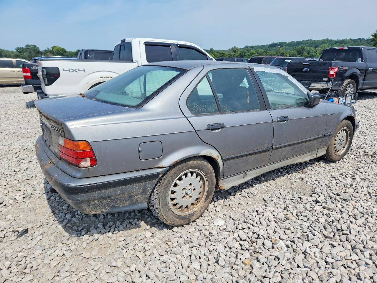 1992 Bmw 325 I Automatic Gray vin: WBACB4312NFF89656
