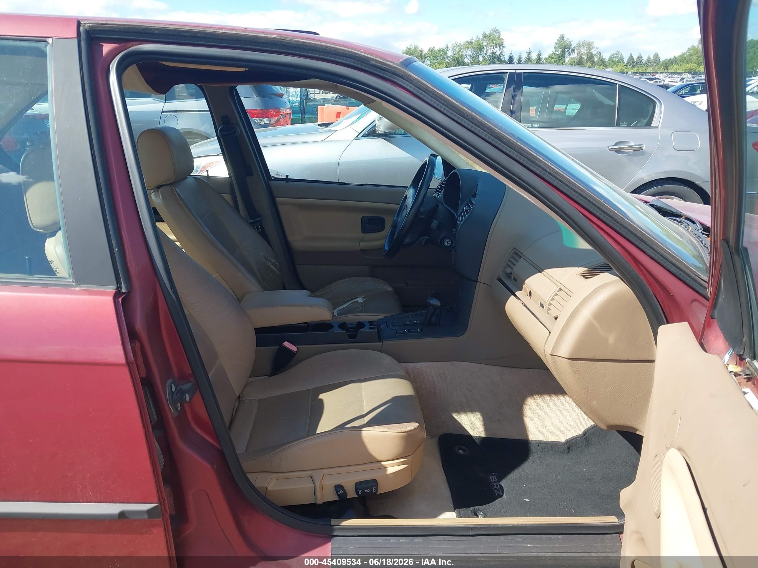 1994 Bmw 325 I Automatic Red vin: WBACB4321RFL15473