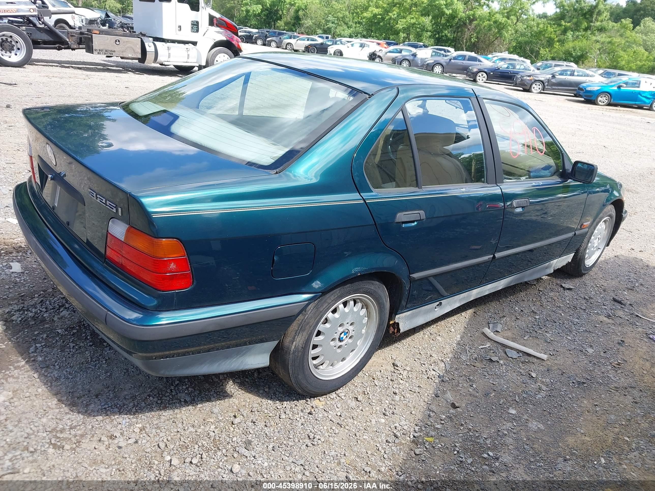 1994 Bmw 325 I Automatic Navy vin: WBACB432XRFM00828