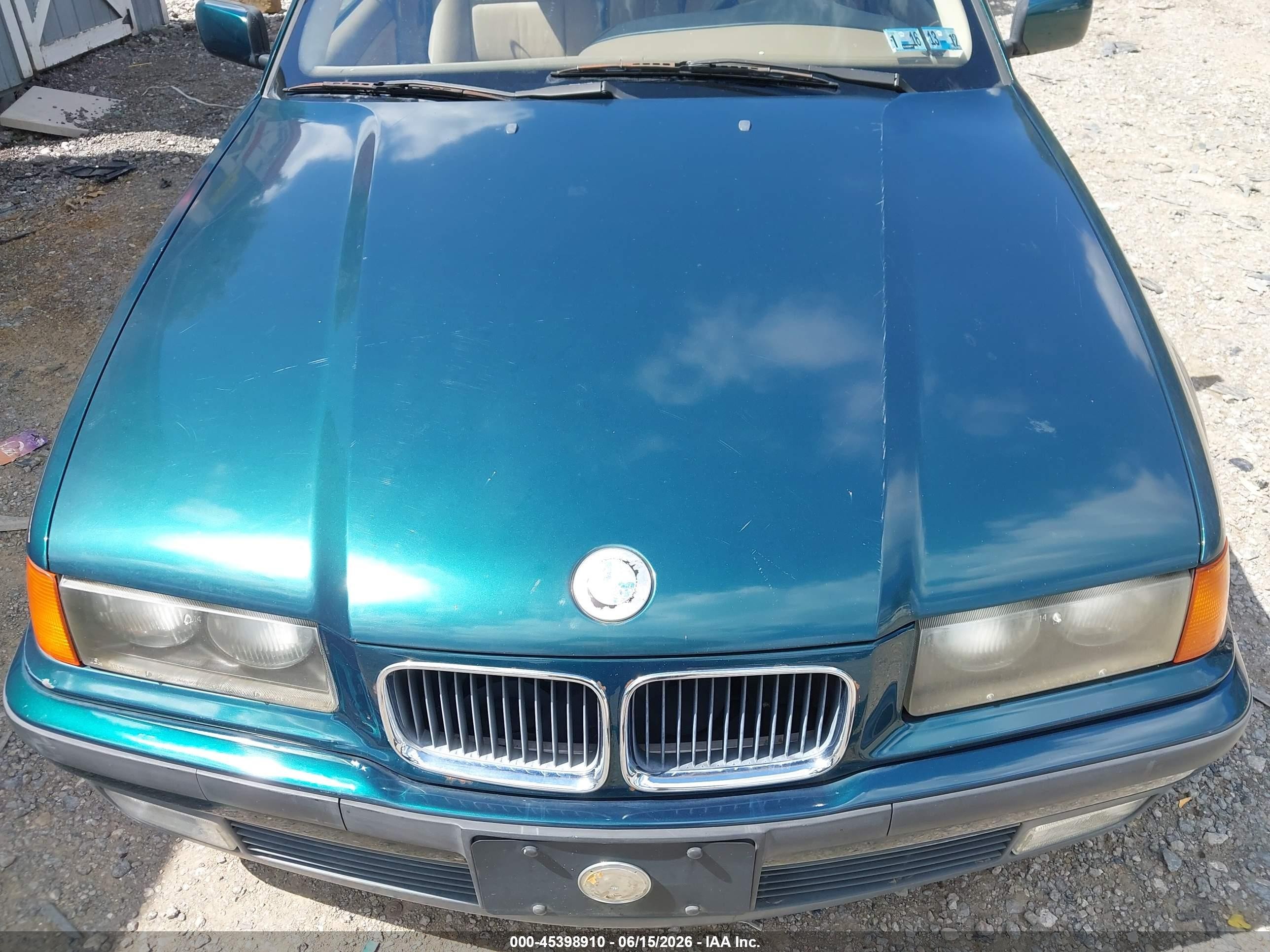 1994 Bmw 325 I Automatic Navy vin: WBACB432XRFM00828