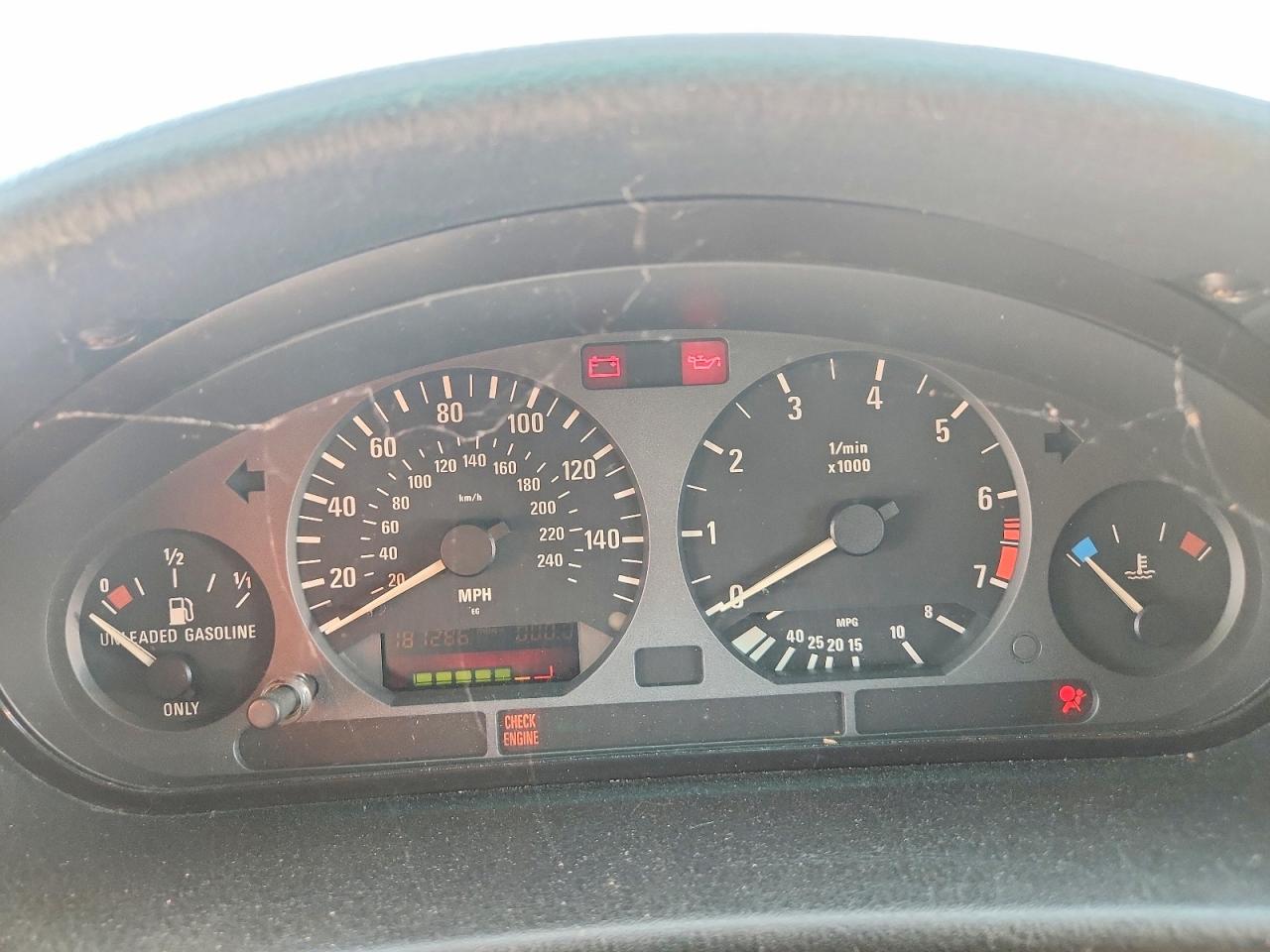1997 Bmw 318 I Automatic Синий vin: WBACC0324VEK21285