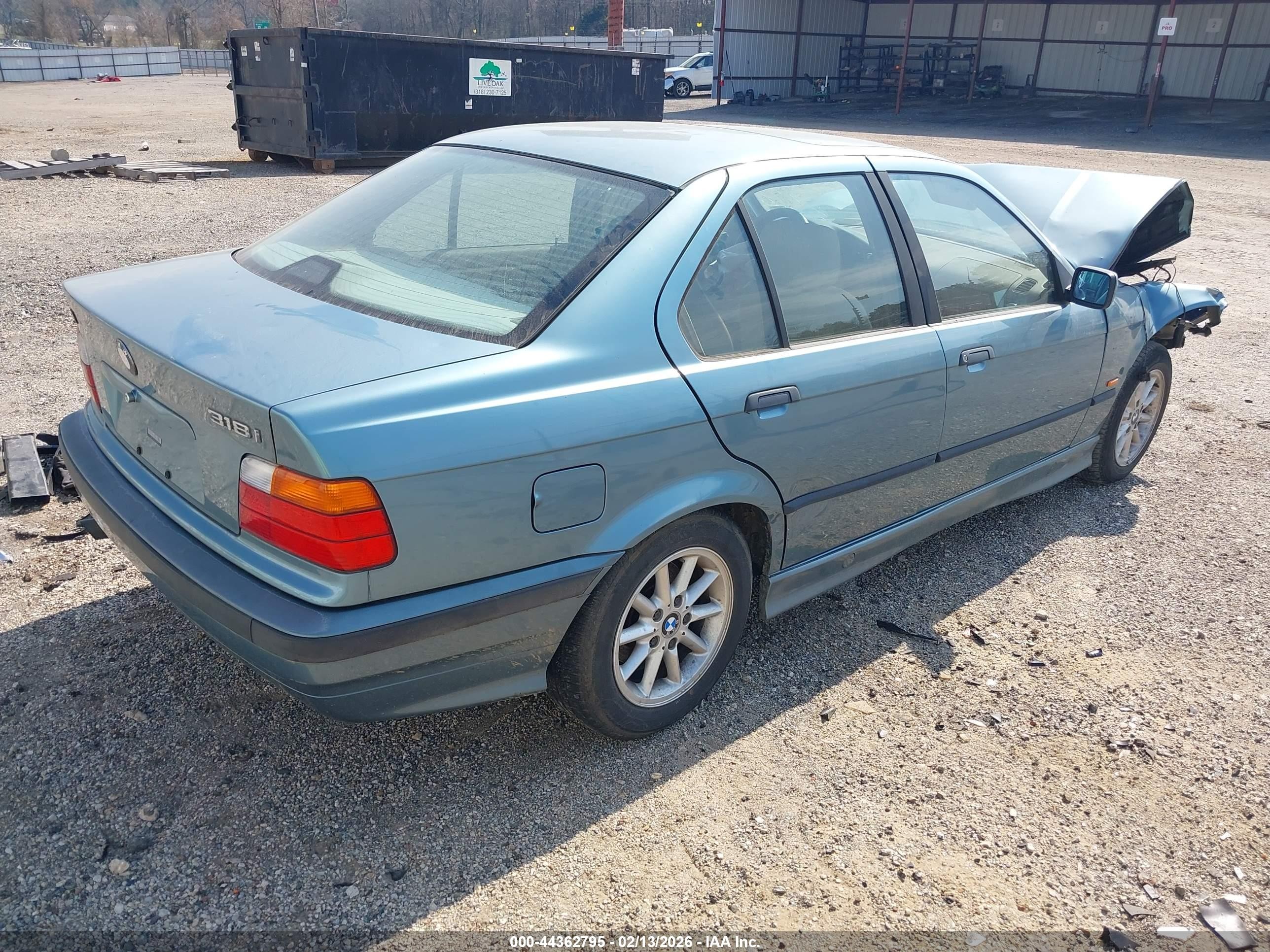 1997 Bmw 318i   Green vin: WBACC032XVEK25034