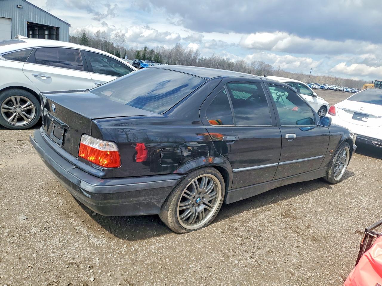 1997 Bmw 328i 4dr Black vin: WBACD21080AU60526
