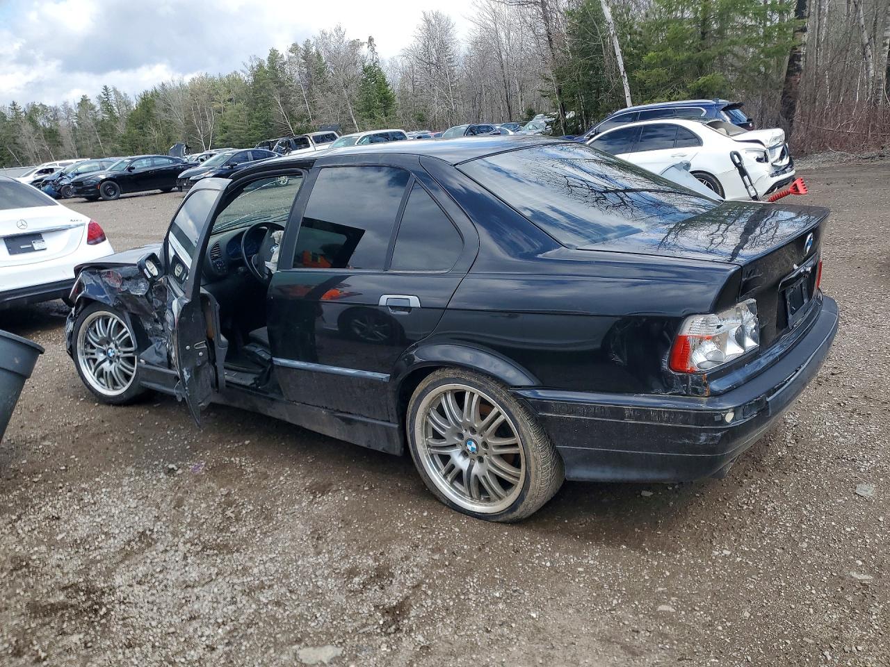 1997 Bmw 328i 4dr Black vin: WBACD21080AU60526