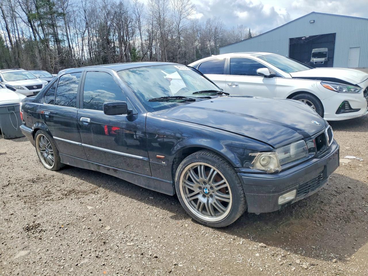 1997 Bmw 328i 4dr Black vin: WBACD21080AU60526