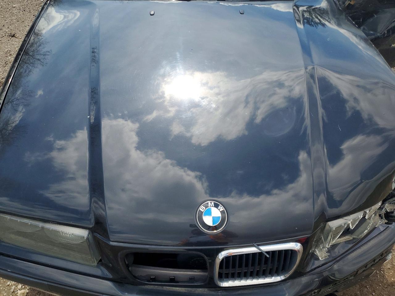 1997 Bmw 328i 4dr Black vin: WBACD21080AU60526