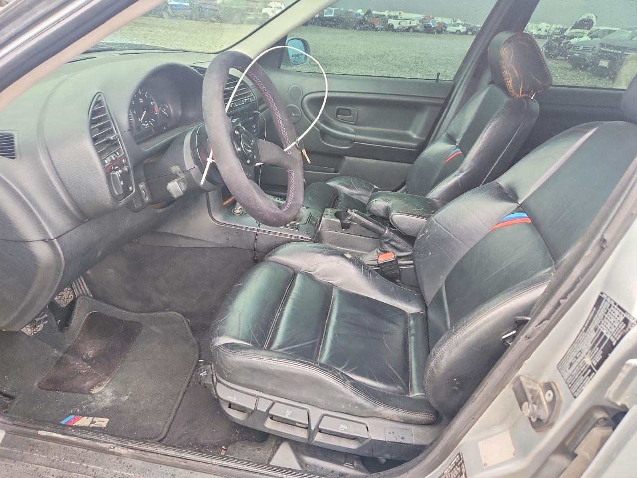 1996 Bmw 328 I Silver vin: WBACD3321TAV17609