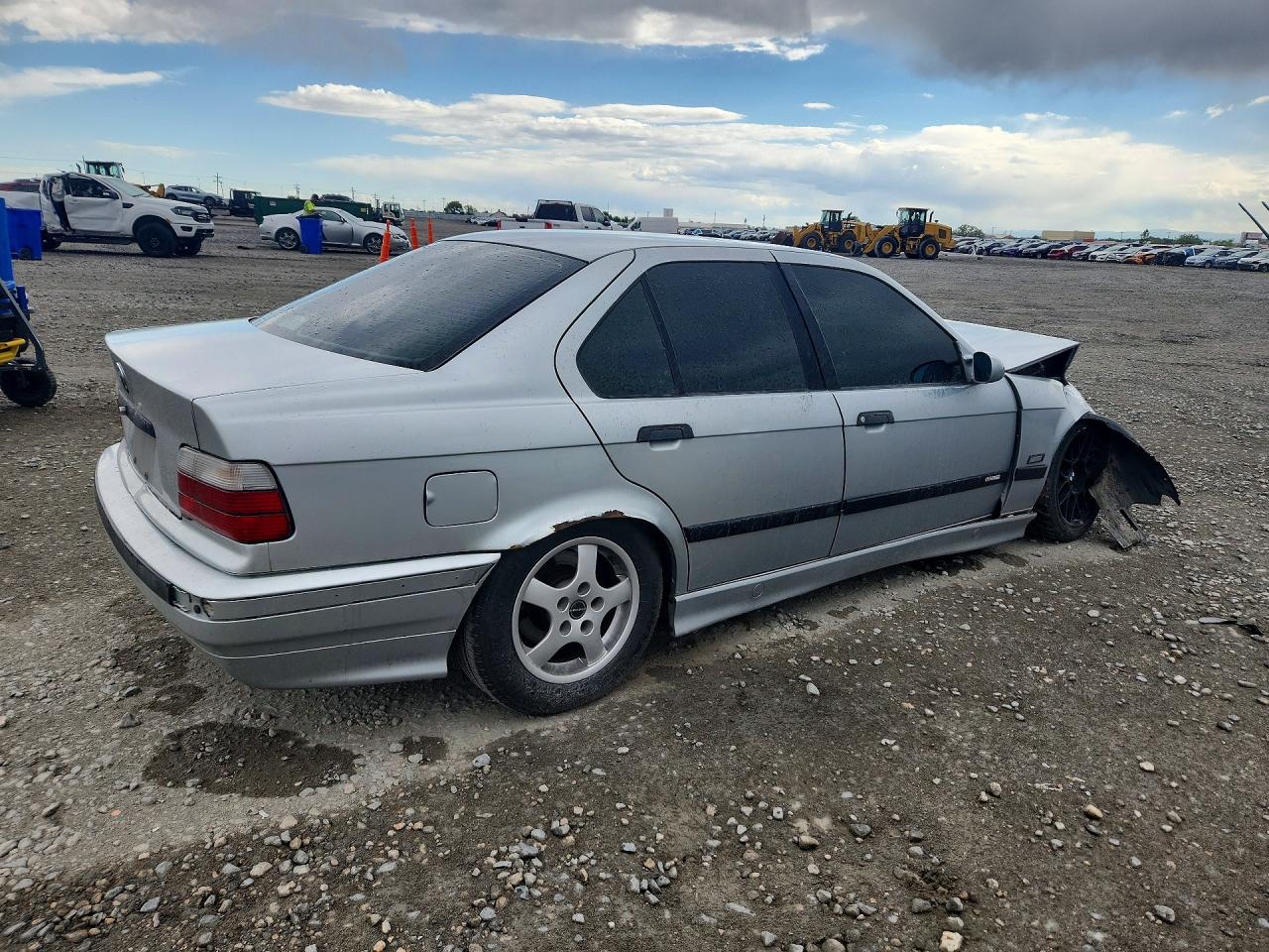1996 Bmw 328 I Silver vin: WBACD3321TAV17609