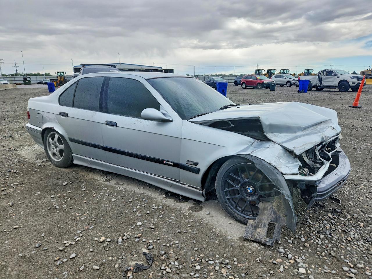 1996 Bmw 328 I Silver vin: WBACD3321TAV17609