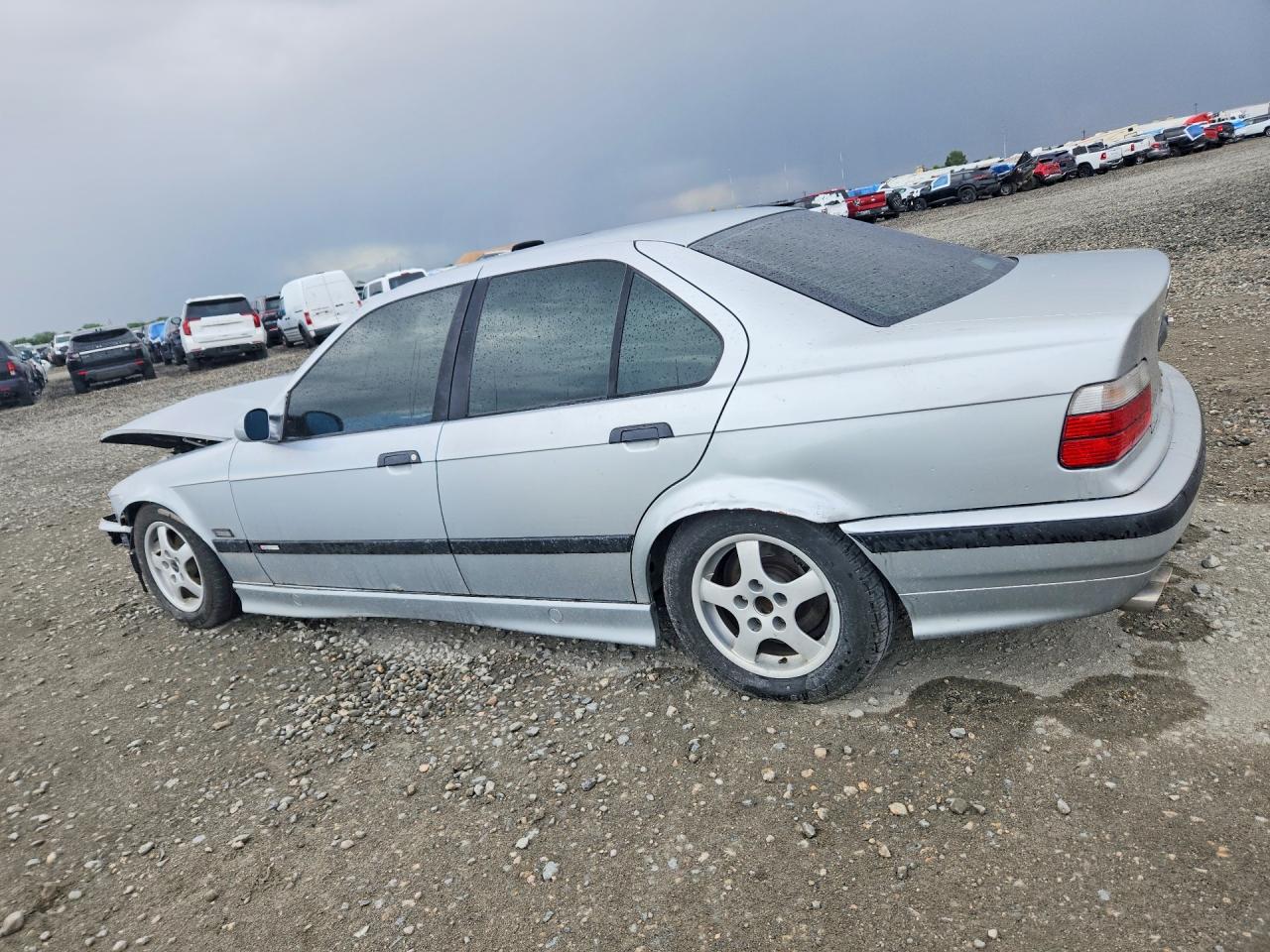 1996 Bmw 328 I Silver vin: WBACD3321TAV17609