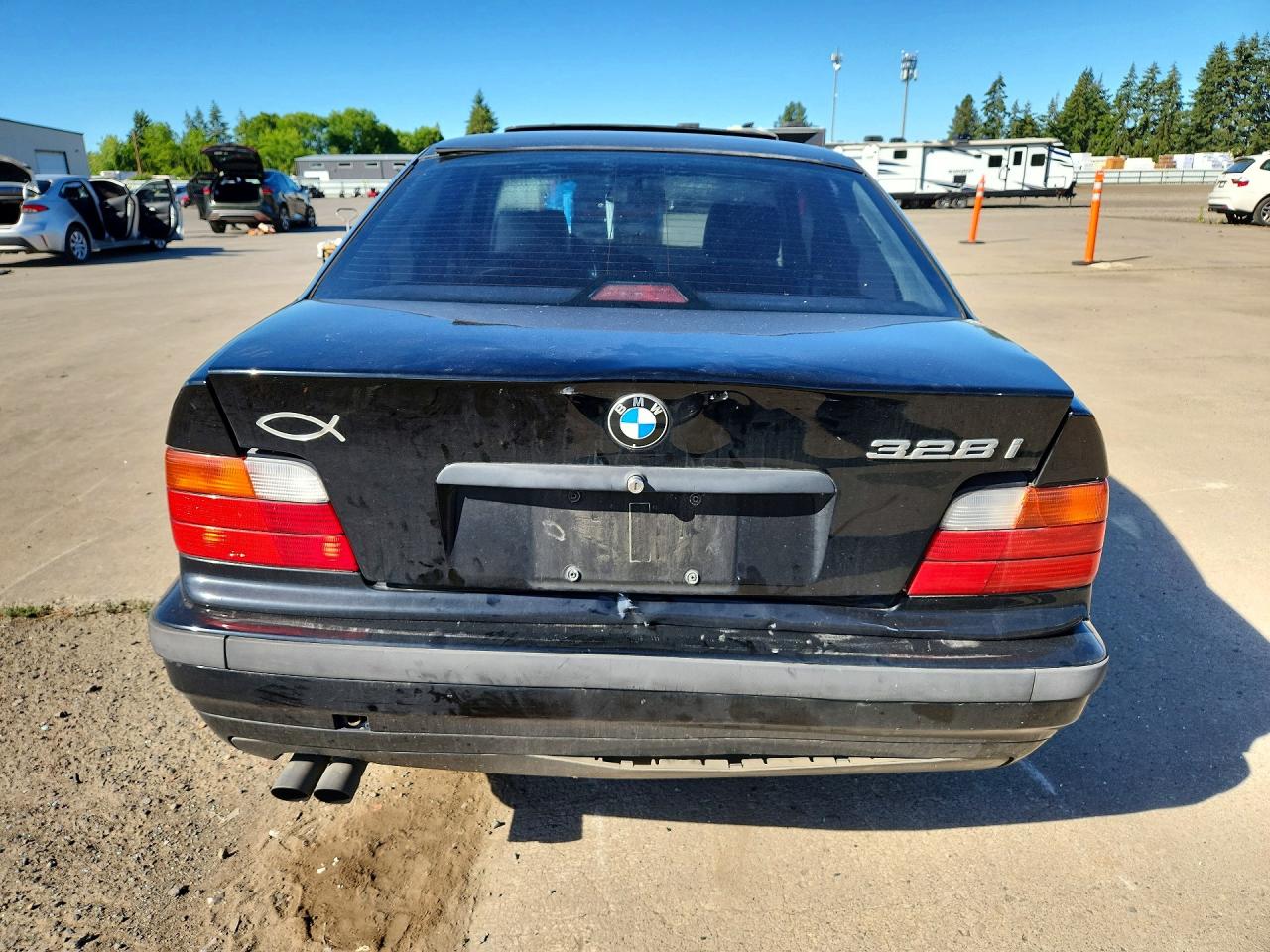 1996 Bmw 328 I Black vin: WBACD3327TAV15508