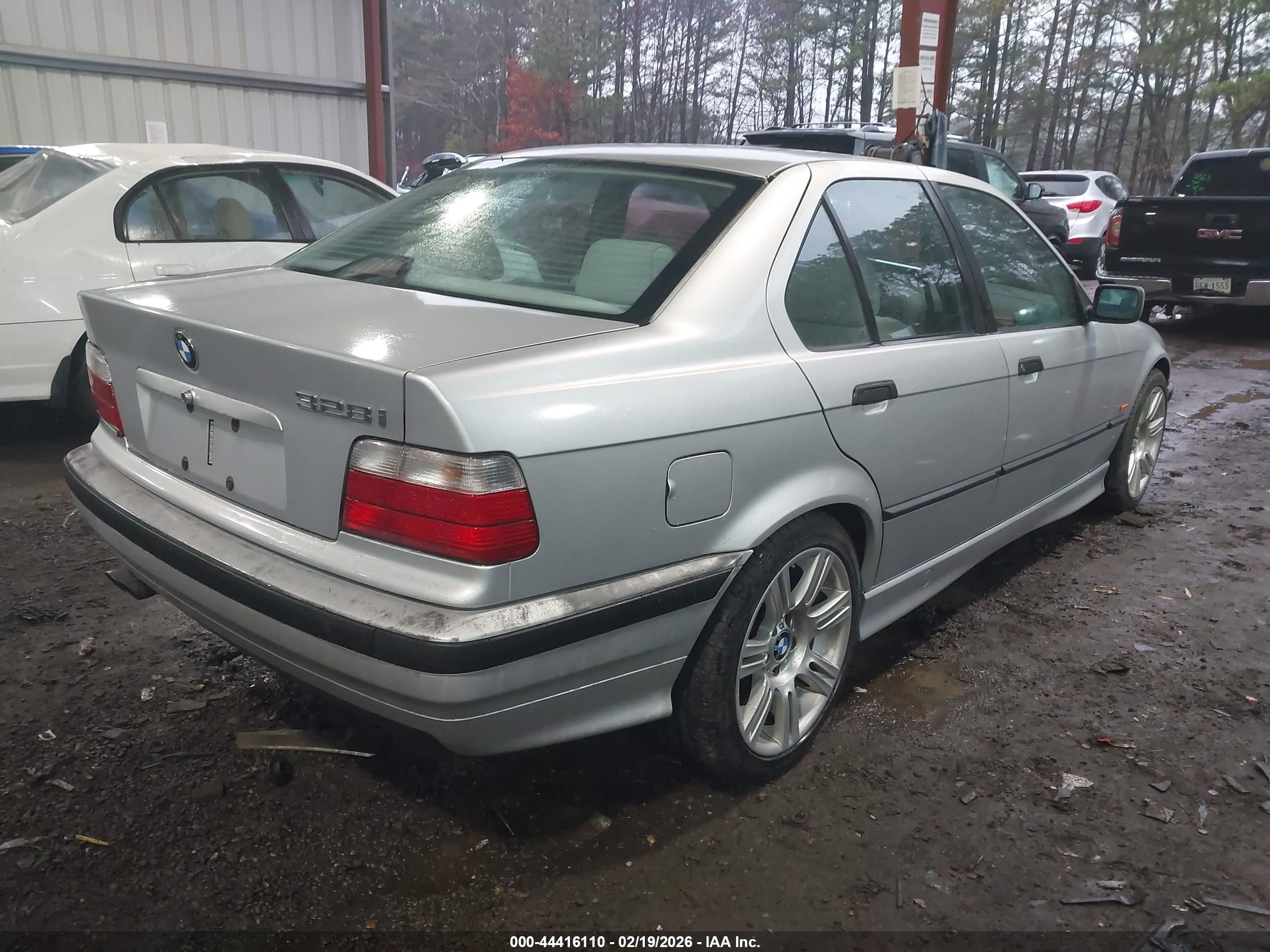 1998 Bmw 328i   Silver vin: WBACD4321WAV63564