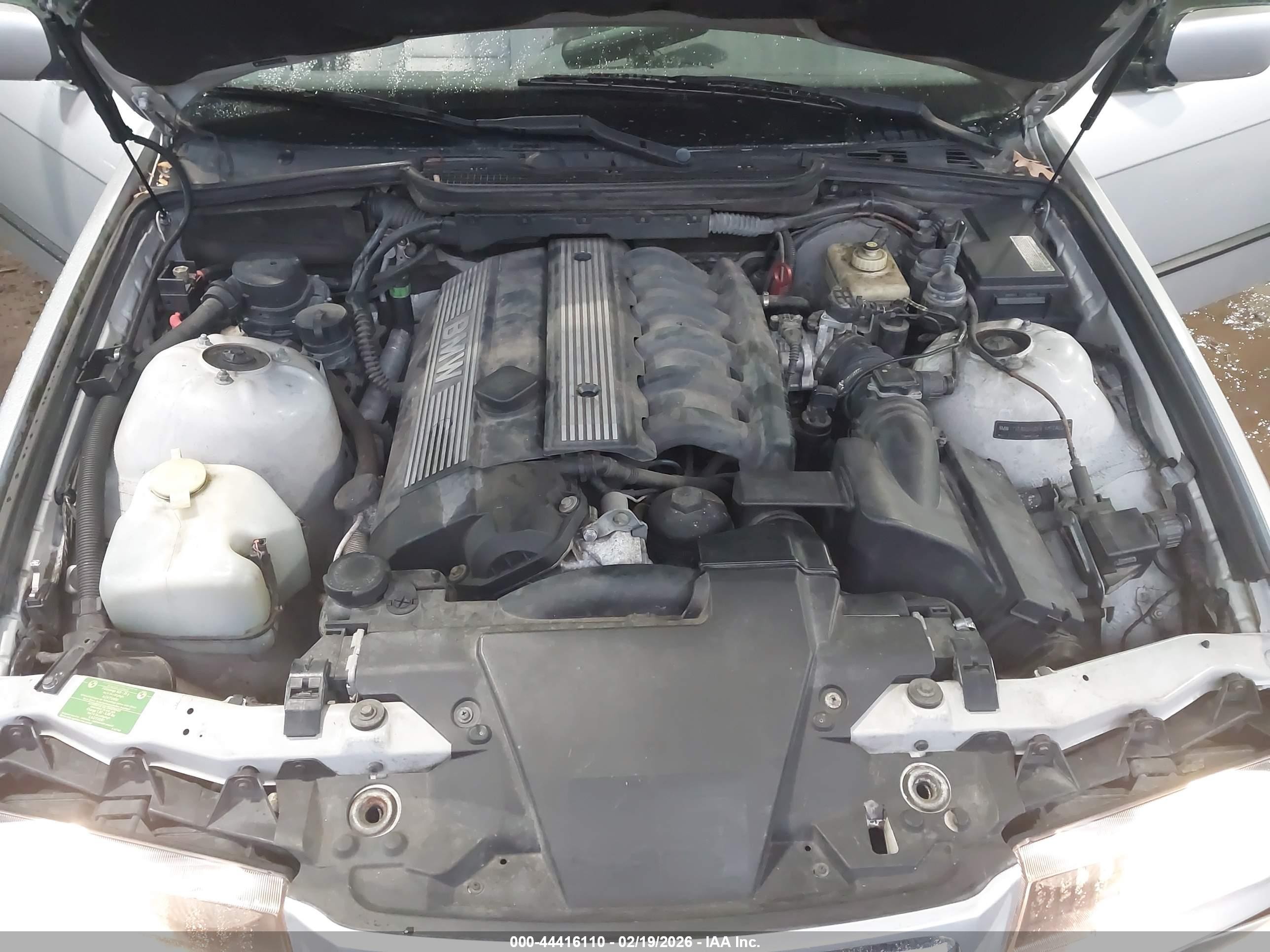 1998 Bmw 328i   Silver vin: WBACD4321WAV63564