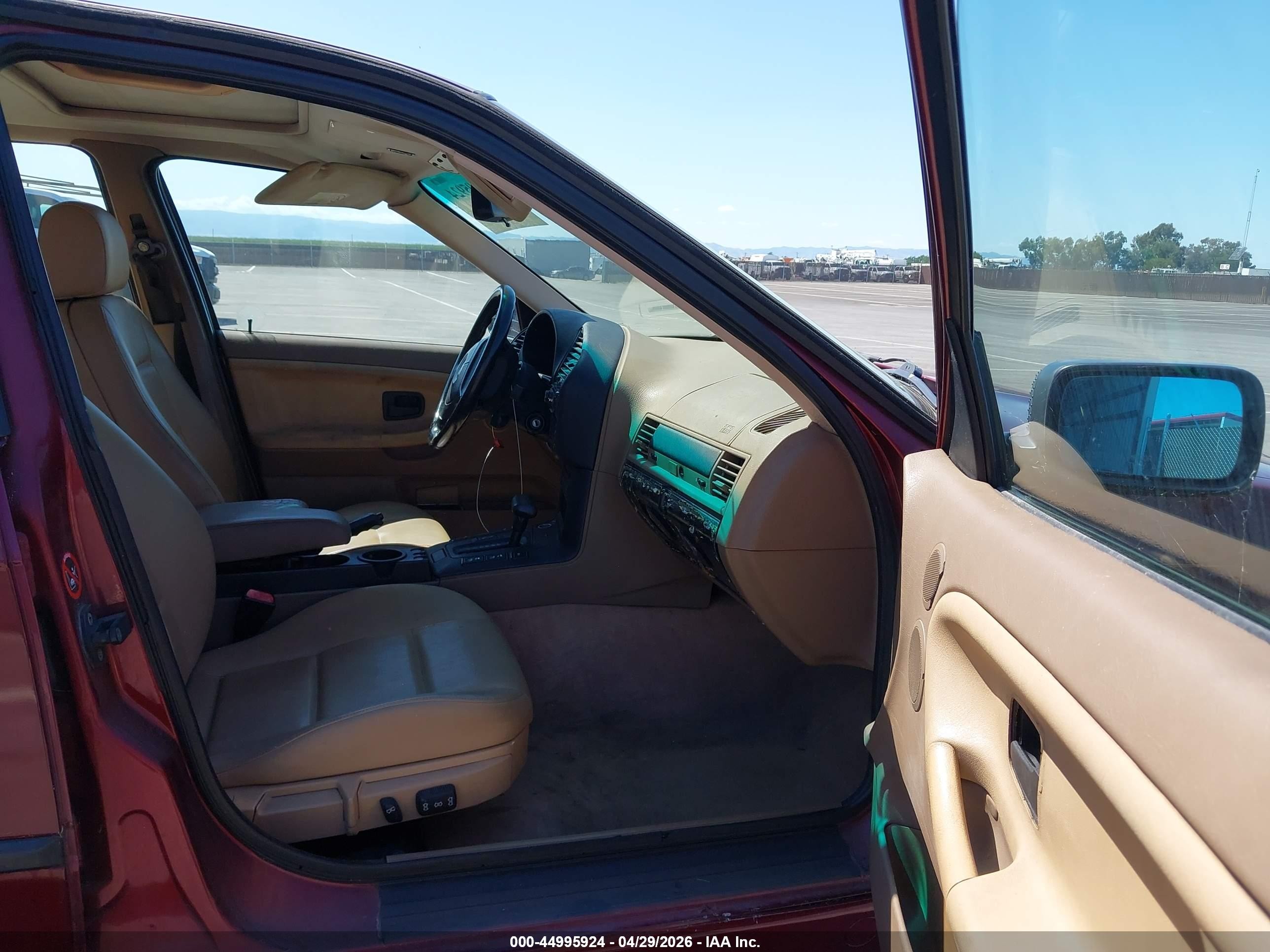 1996 Bmw 328 I Automatic Burgundy vin: WBACD4322TAV36045