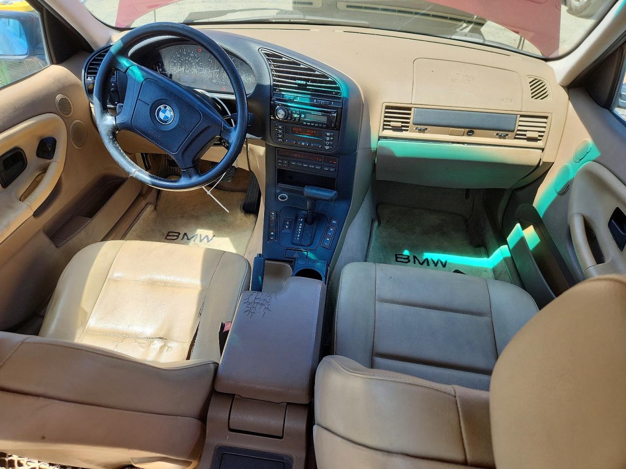 1996 Bmw 328 I Automatic Burgundy vin: WBACD4322TAV36045