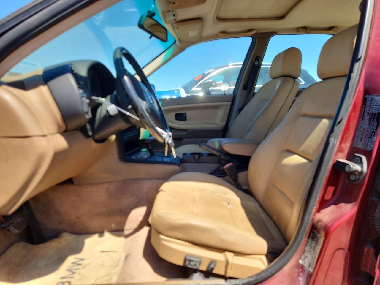 1996 Bmw 328 I Automatic Burgundy vin: WBACD4322TAV36045