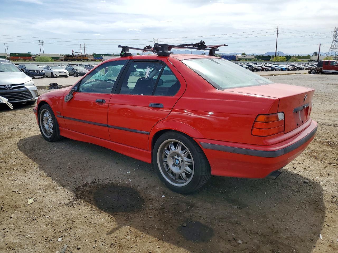 1996 Bmw 328 I Automatic Red vin: WBACD4323TAV44154