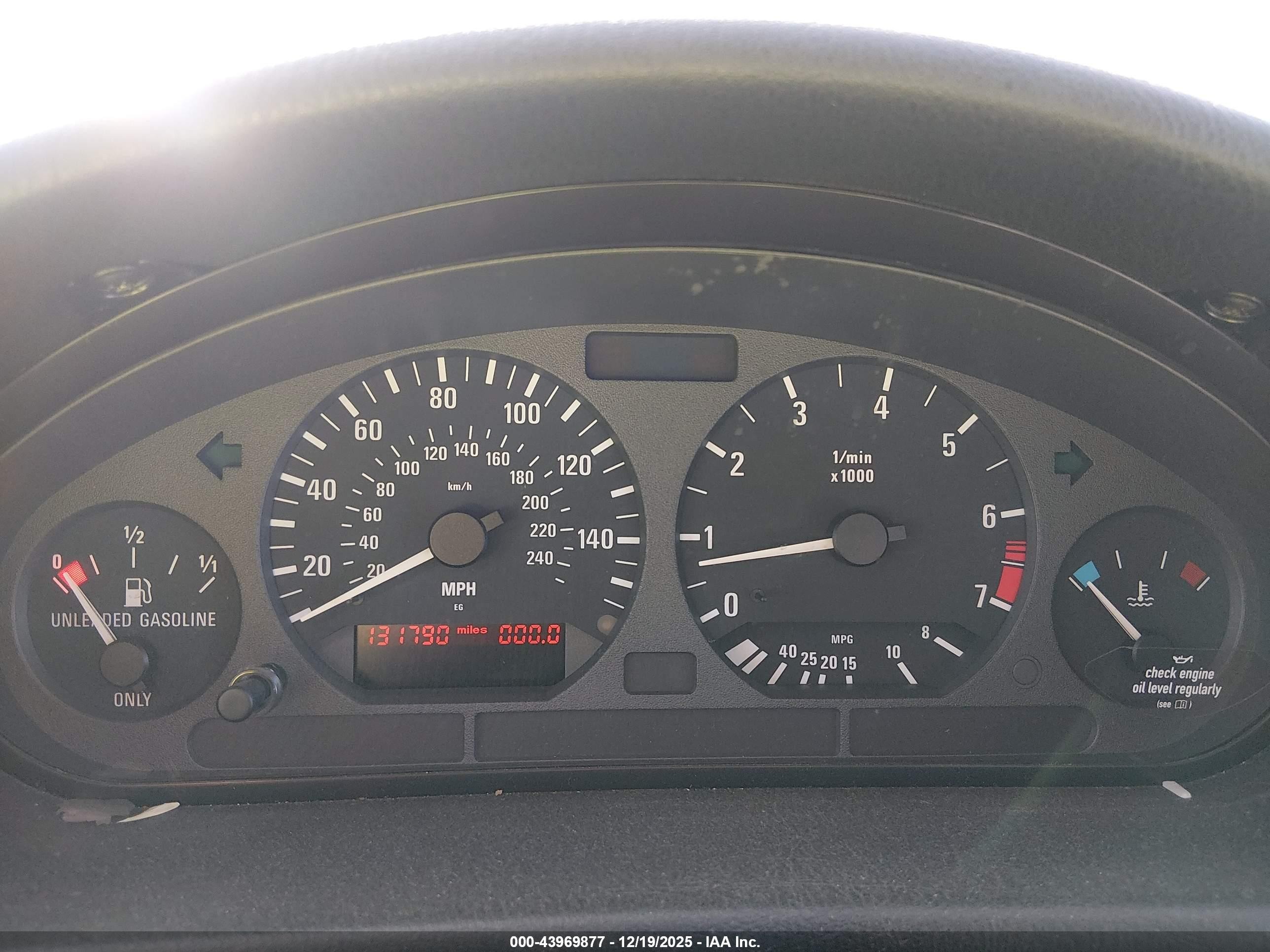 1997 Bmw 328i   Blue vin: WBACD4323VAV53911