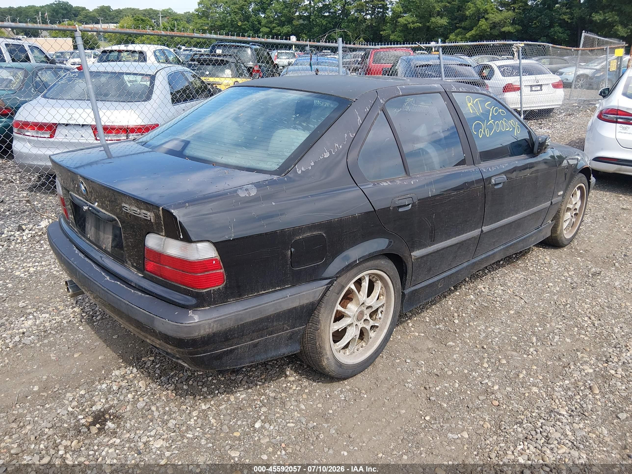 1998 Bmw 328i   Black vin: WBACD4323WAV58074