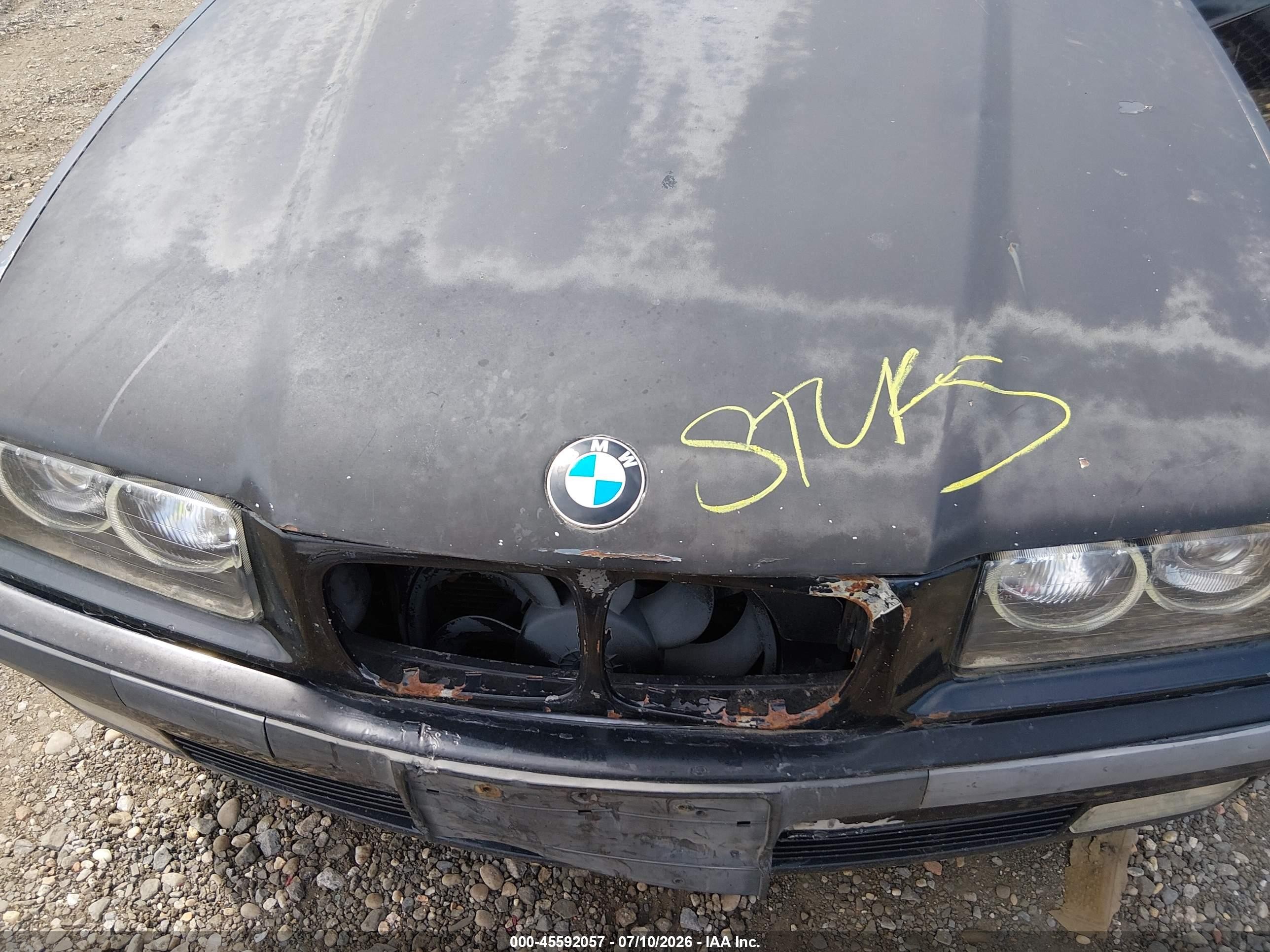 1998 Bmw 328i   Black vin: WBACD4323WAV58074