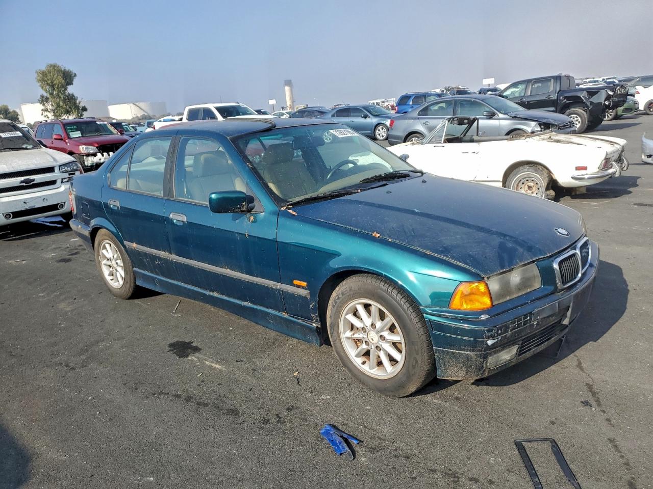 1997 Bmw 328 I Automatic Green vin: WBACD4324VAV48619