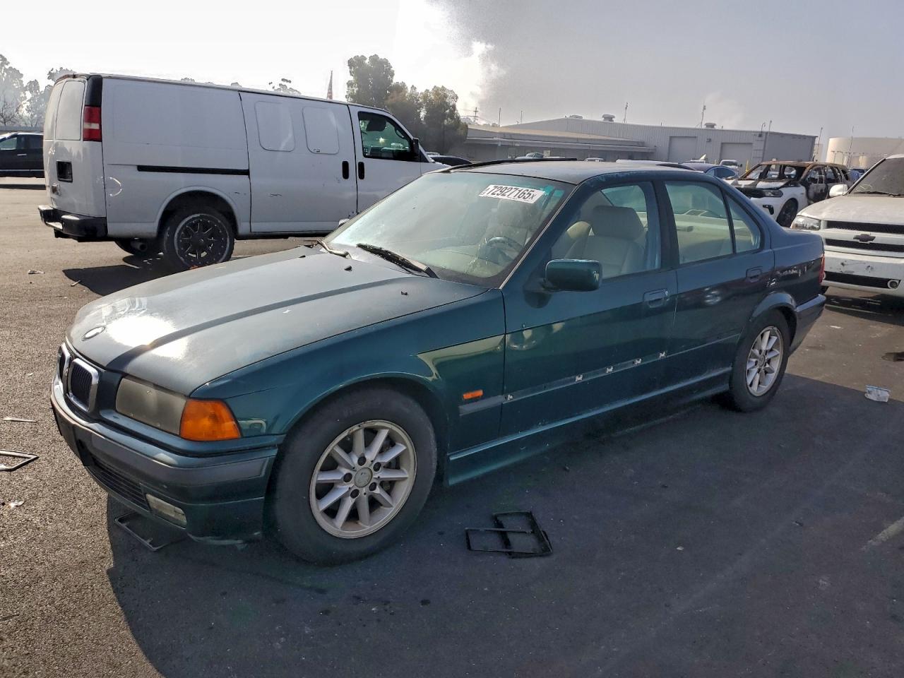 1997 Bmw 328 I Automatic Green vin: WBACD4324VAV48619