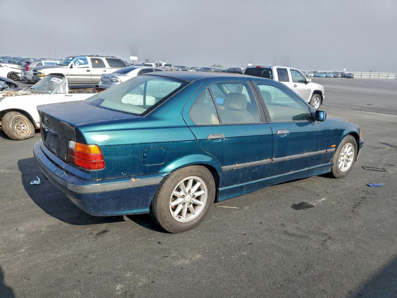 1997 Bmw 328 I Automatic Green vin: WBACD4324VAV48619