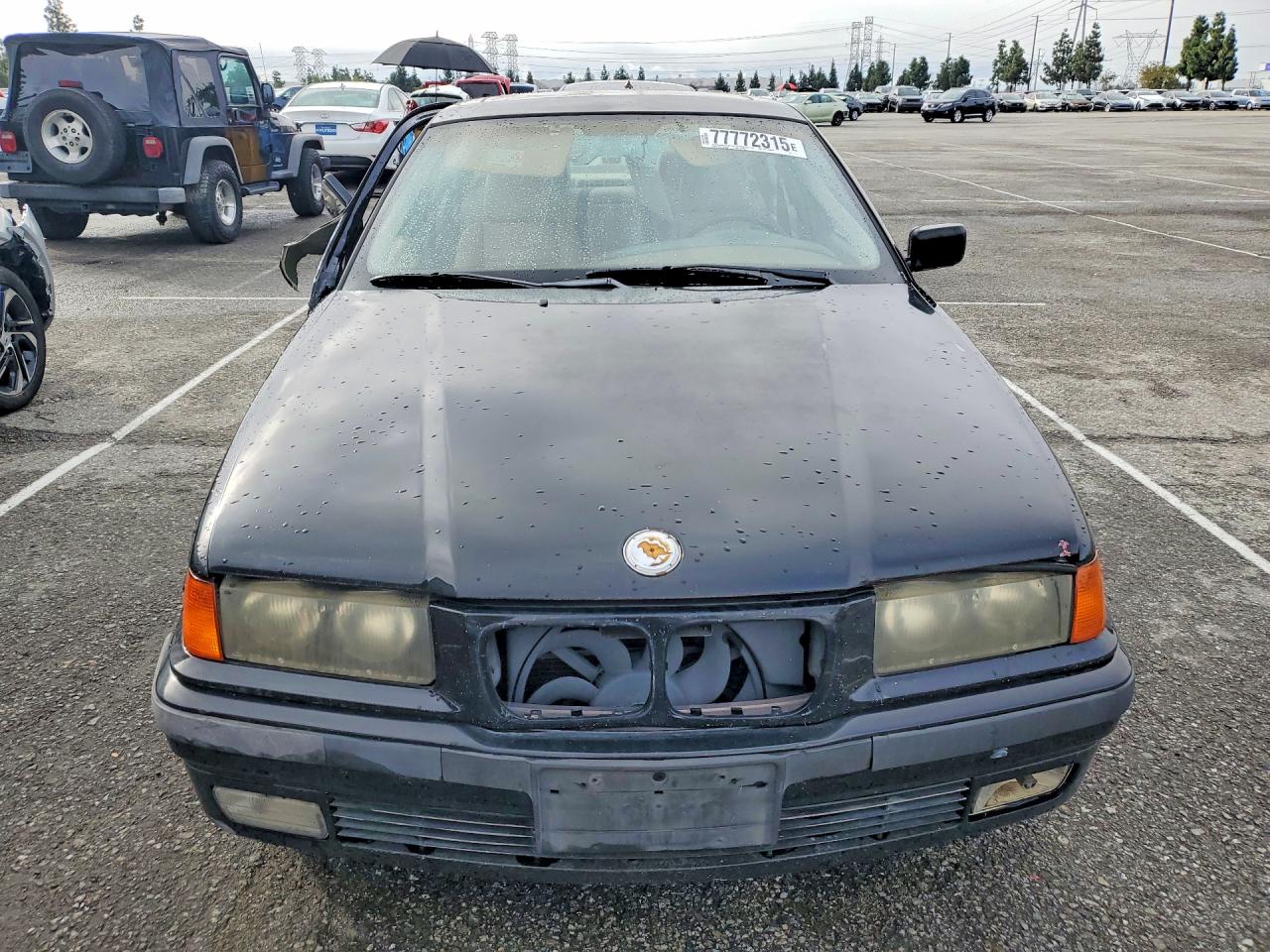 1998 Bmw 328 I Automatic Blue vin: WBACD4324WAV63414