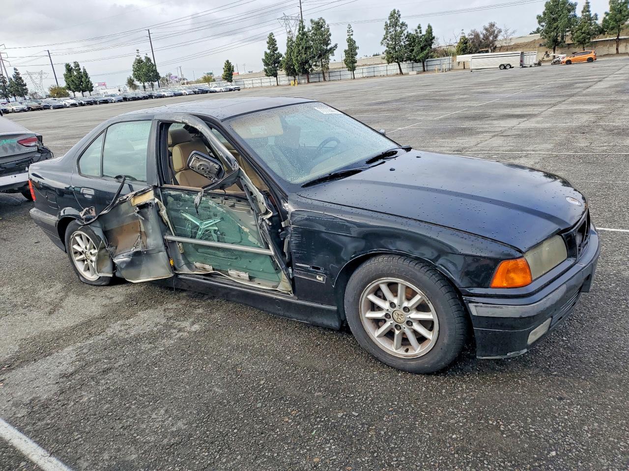 1998 Bmw 328 I Automatic Blue vin: WBACD4324WAV63414