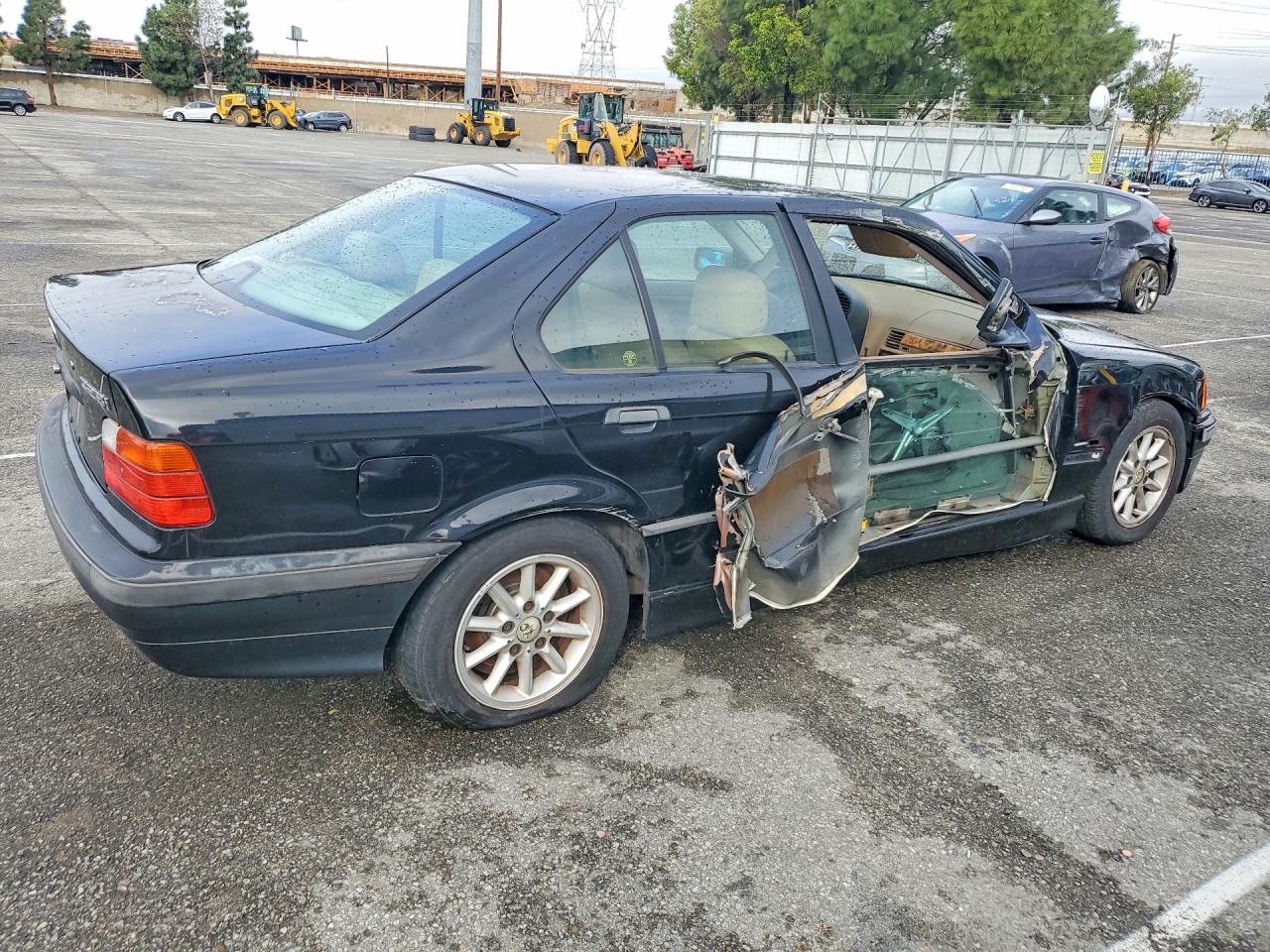 1998 Bmw 328 I Automatic Blue vin: WBACD4324WAV63414