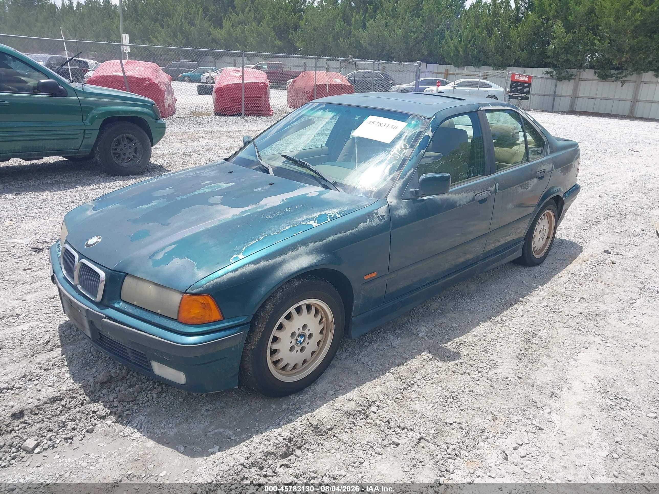 1998 Bmw 328i   Green vin: WBACD4325WAV58917