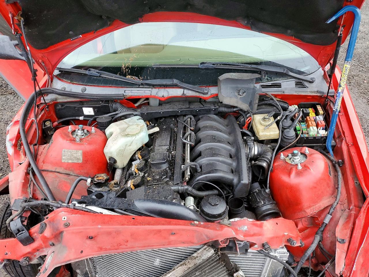 1996 Bmw 328 I Automatic Red vin: WBACD4326TAV39921
