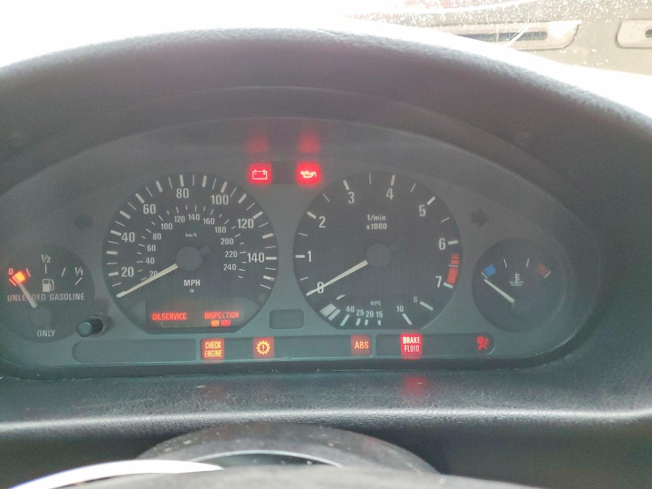 1996 Bmw 328 I Automatic Red vin: WBACD4326TAV39921