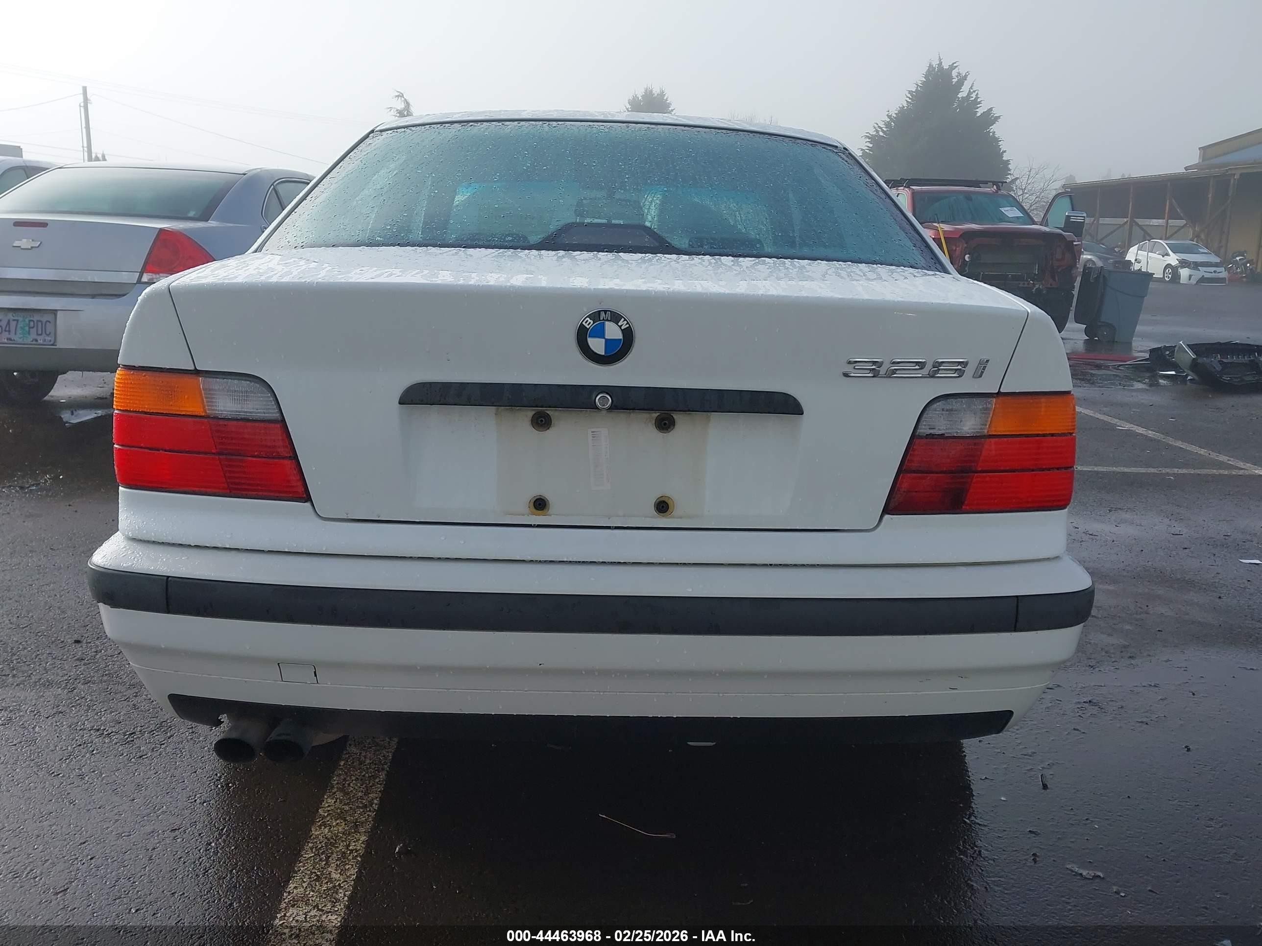 1996 Bmw 328 I Automatic White vin: WBACD4326TAV41488