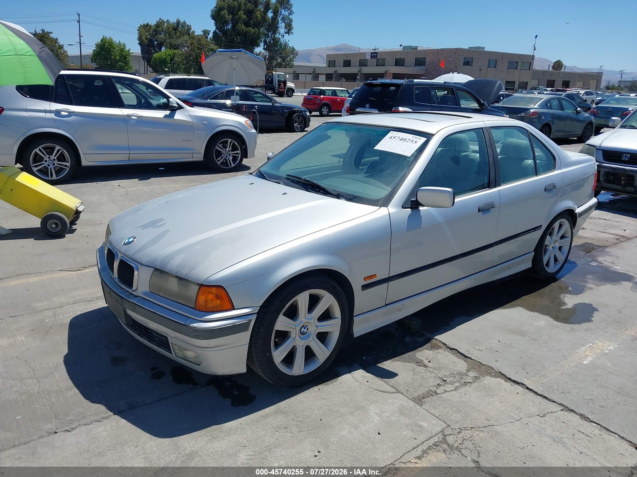 1998 Bmw 328i   Silver vin: WBACD4326WAV64600